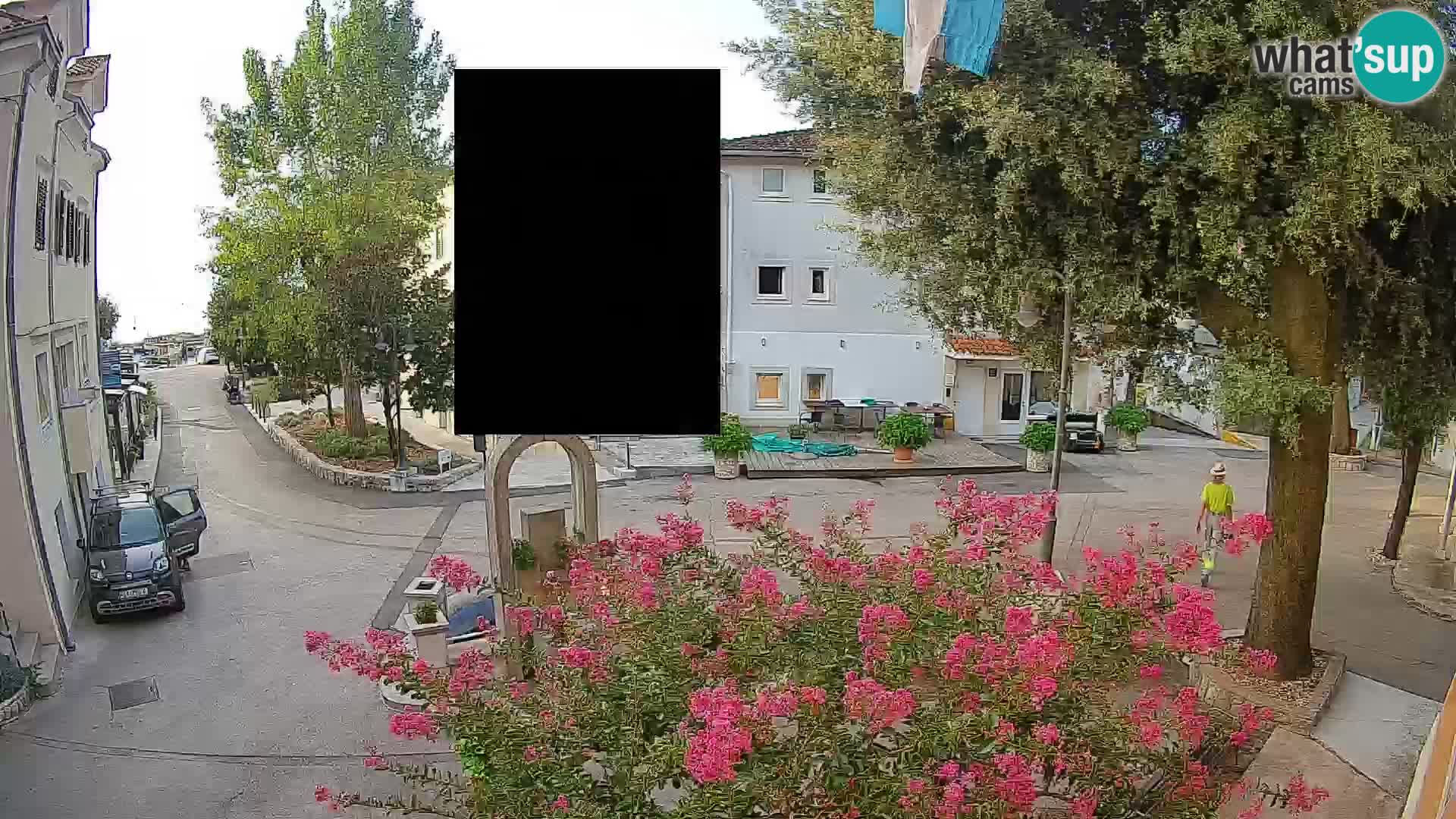 Webcam Centre de Mošćenička Draga – Vue en direct du centre-ville