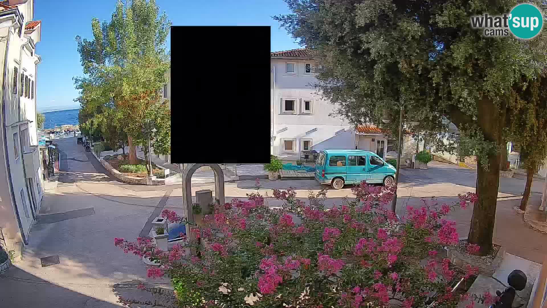 Webcam centre de Mošćenička Draga – Vue en direct du centre-ville