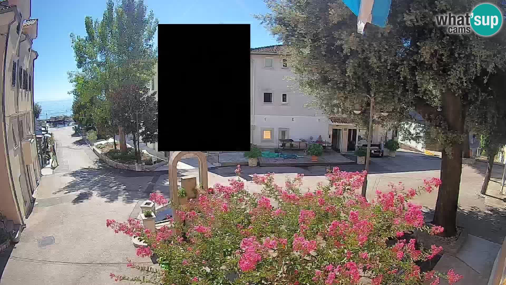 Webcam Mošćenička Draga Zentrum – Liveblick auf das Ortszentrum