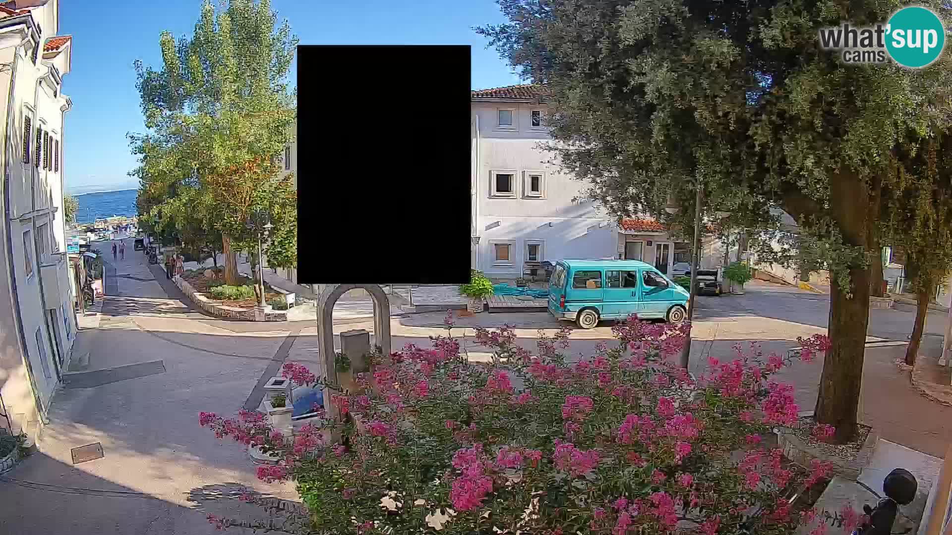 Webcam Centro Draga di Moschiena – Vista live sul centro
