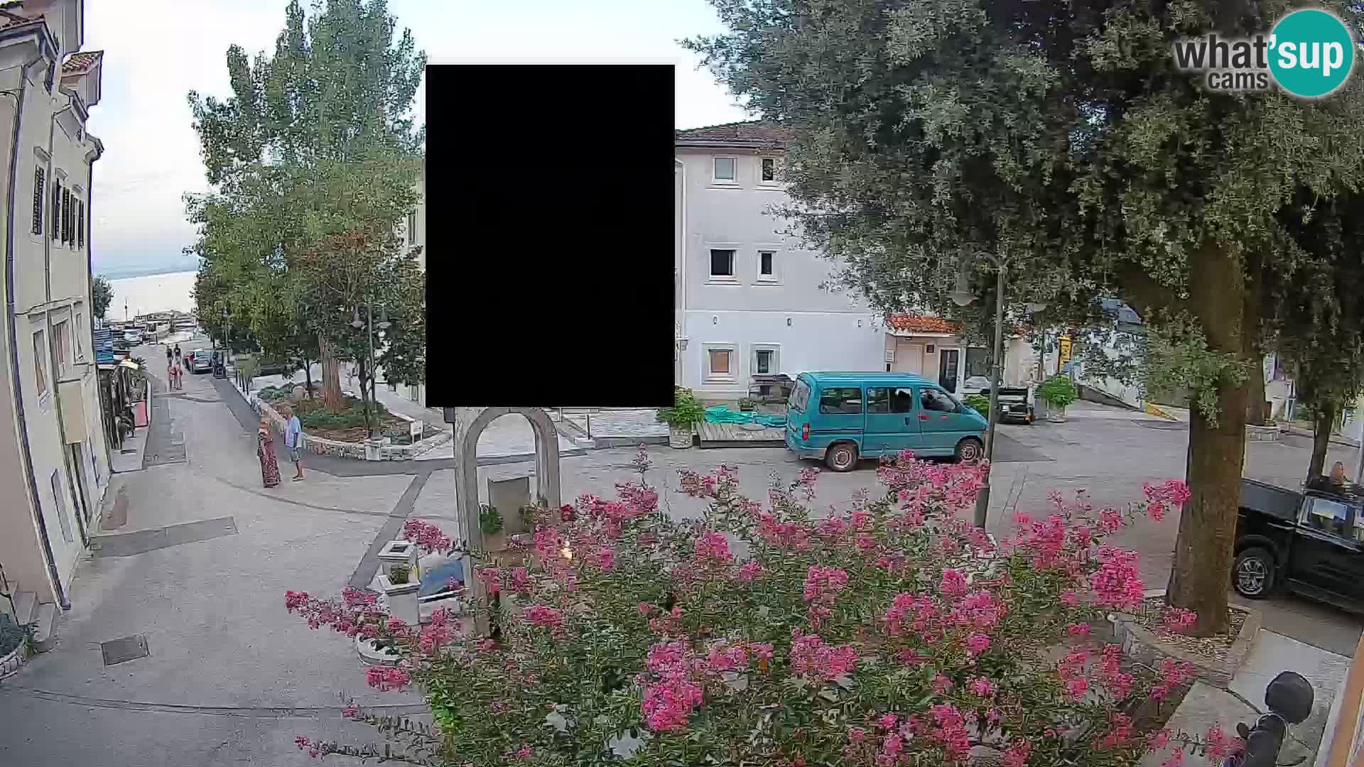 Webcam Centro Draga di Moschiena – Vista live sul centro