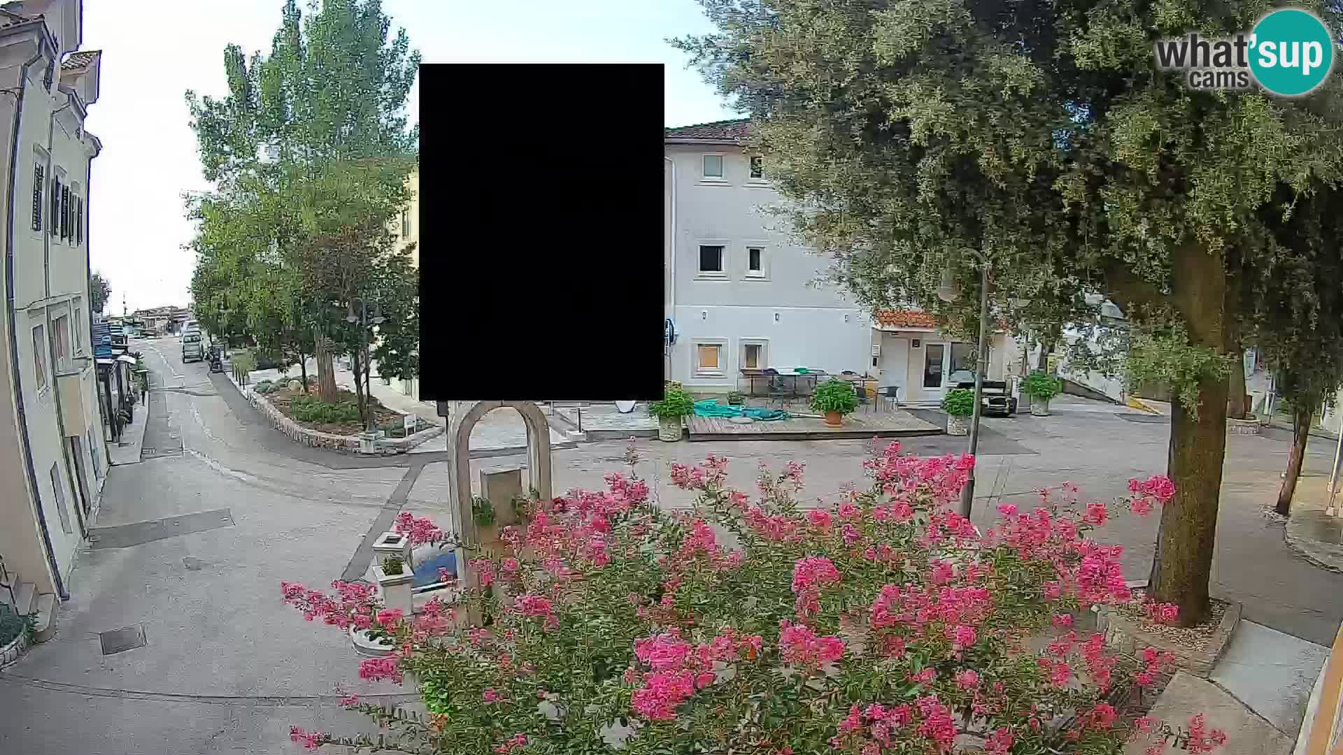 Webcam Centre de Mošćenička Draga – Vue en direct du centre-ville