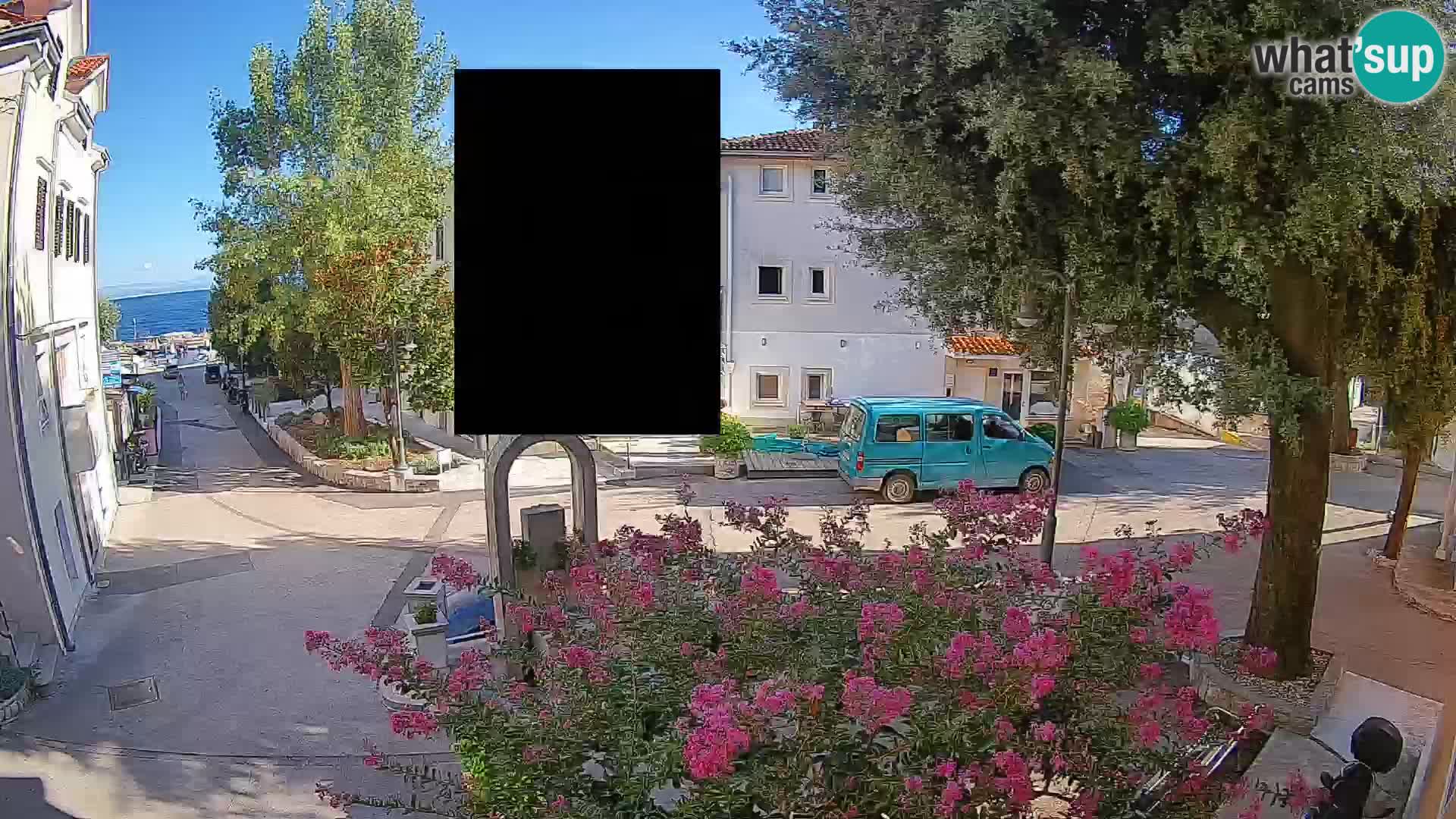 Webcam Centro Draga di Moschiena – Vista live sul centro