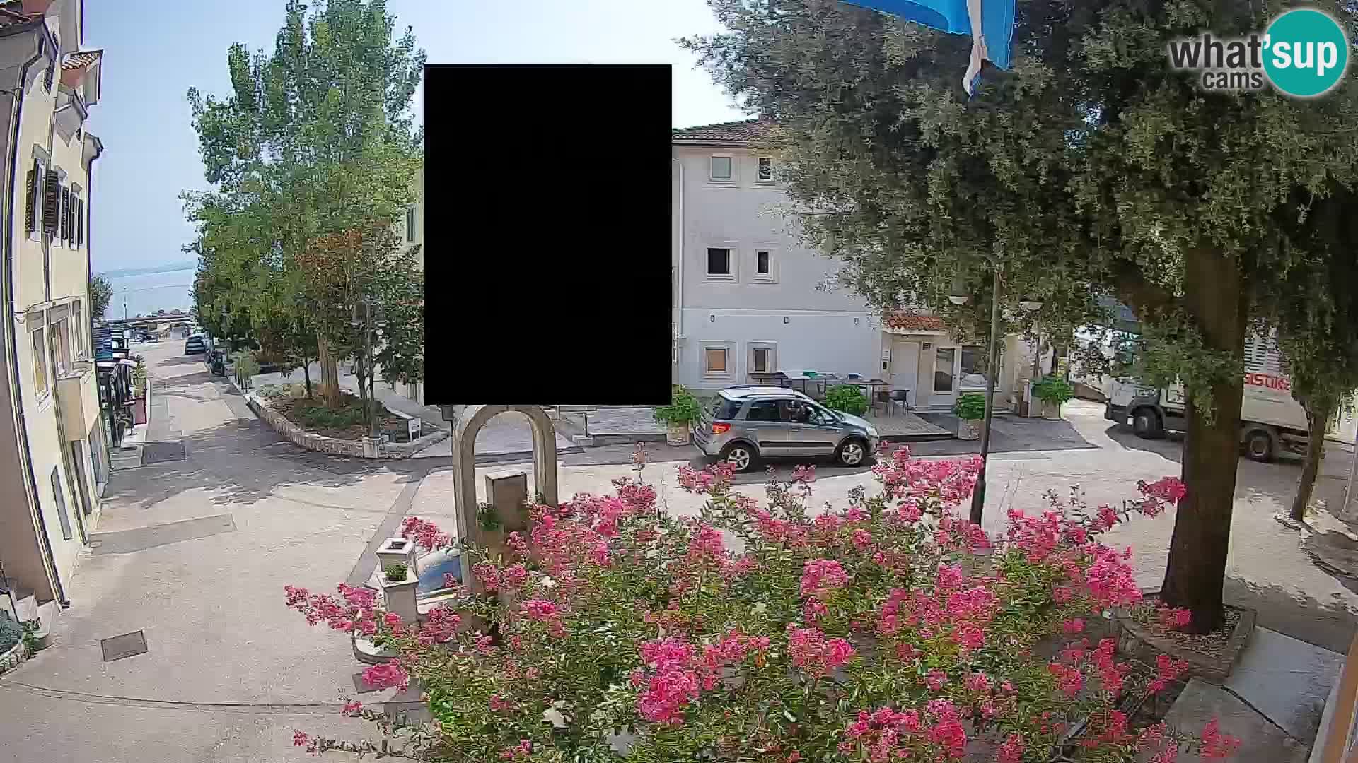 Webcam Centre de Mošćenička Draga – Vue en direct du centre-ville