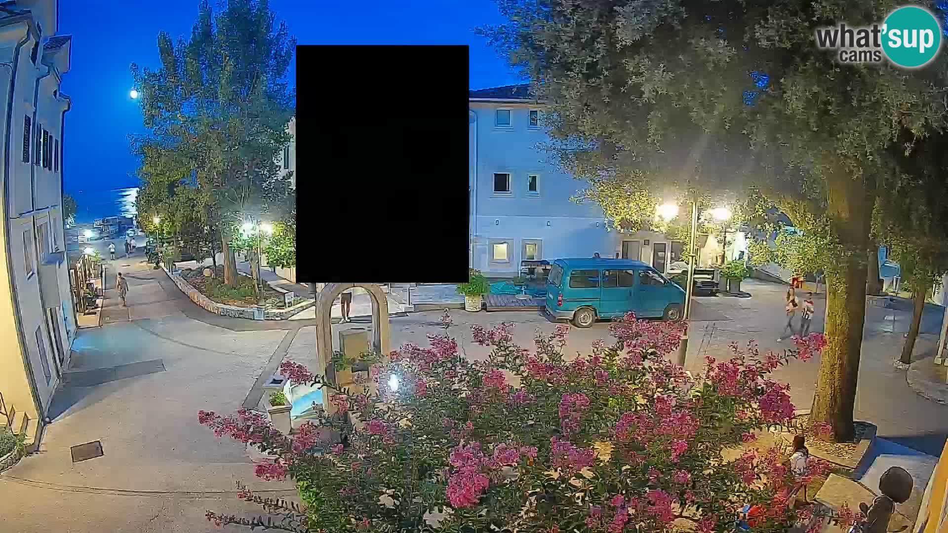 Webcam centre de Mošćenička Draga – Vue en direct du centre-ville