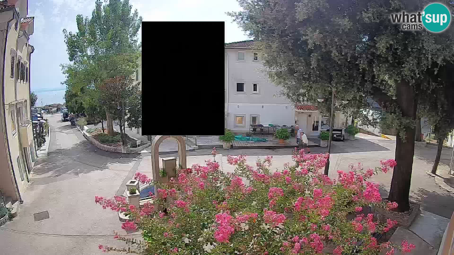 Web kamera centar Mošćeničke Drage – Pogled uživo