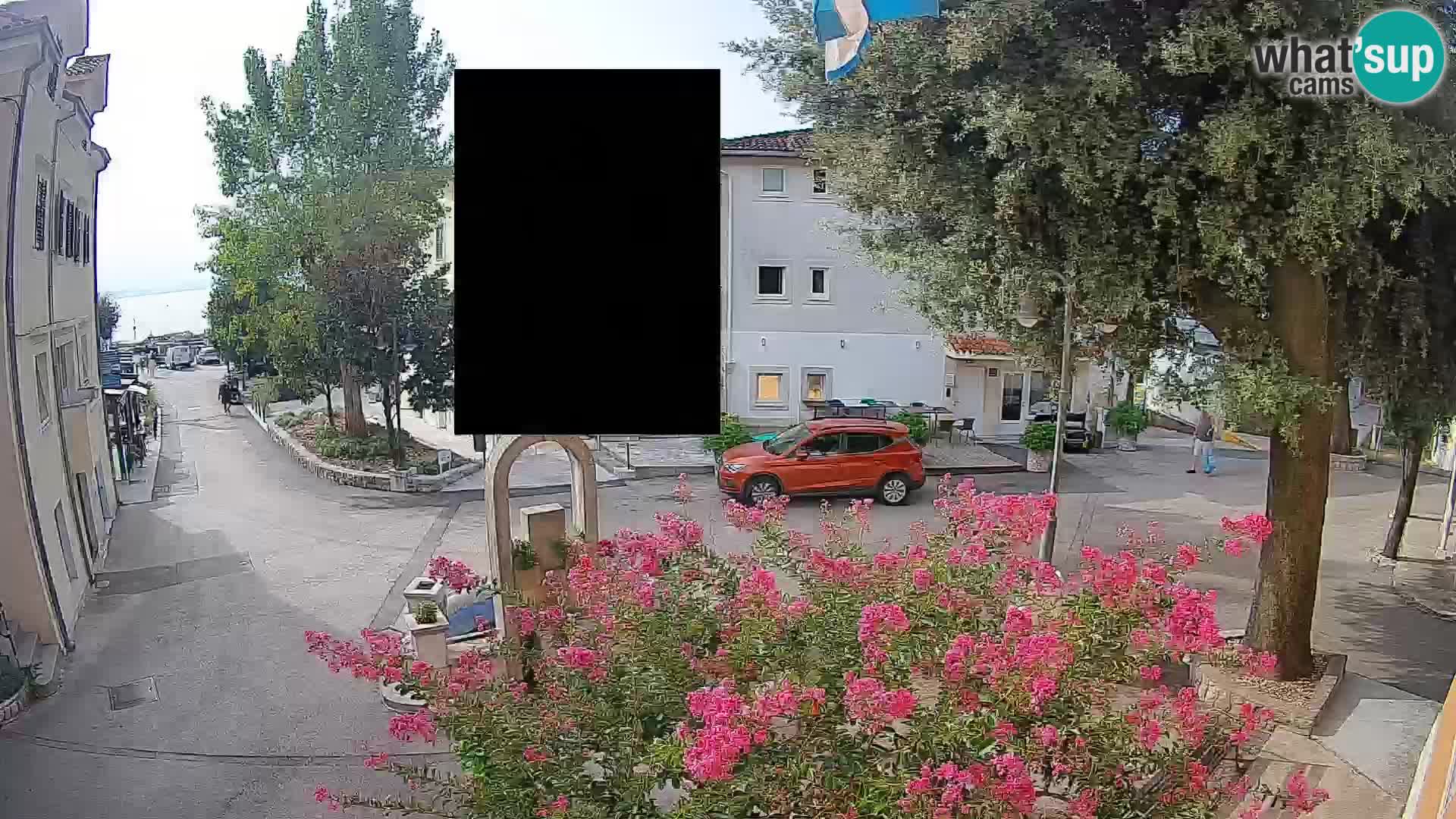 Webcam Mošćenička Draga Zentrum – Liveblick auf das Ortszentrum
