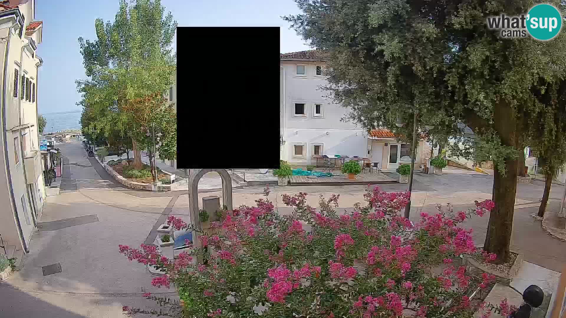 Webcam Mošćenička Draga Center – Live View of the Town Center