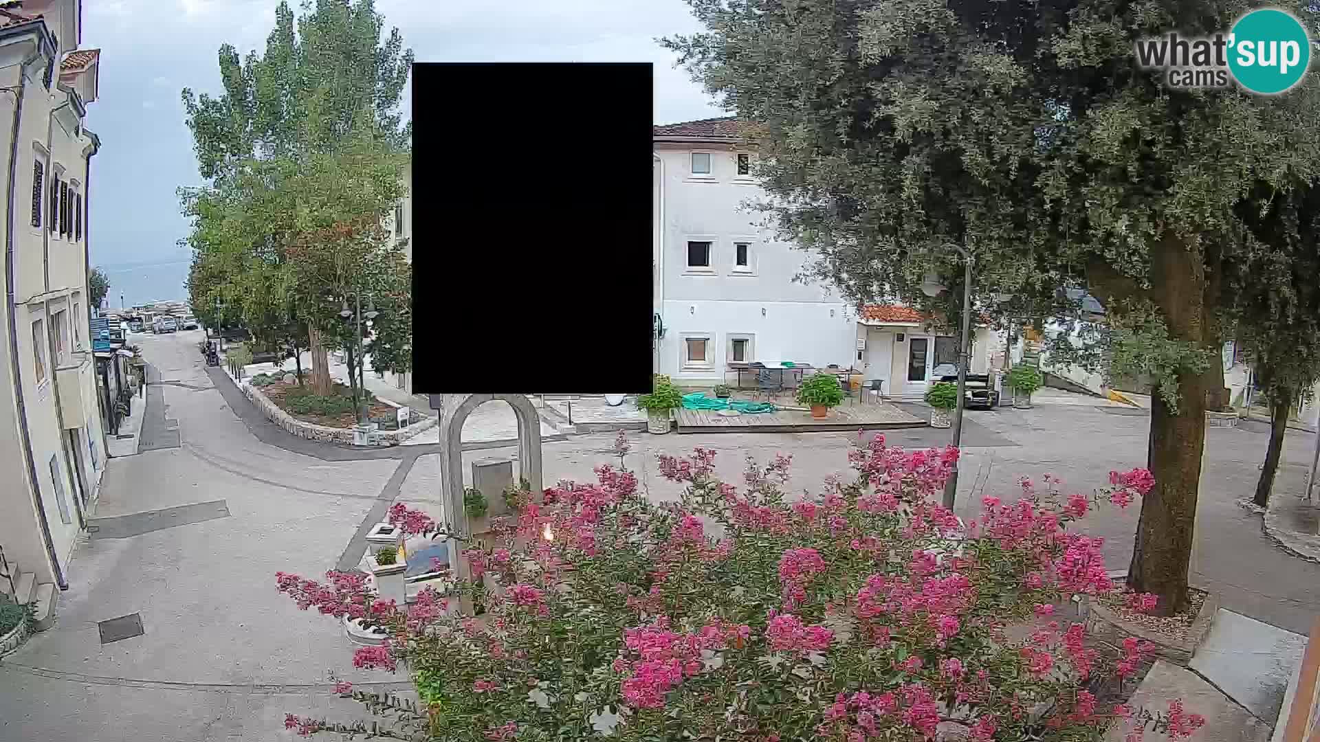 Webcam Centro Draga di Moschiena – Vista live sul centro