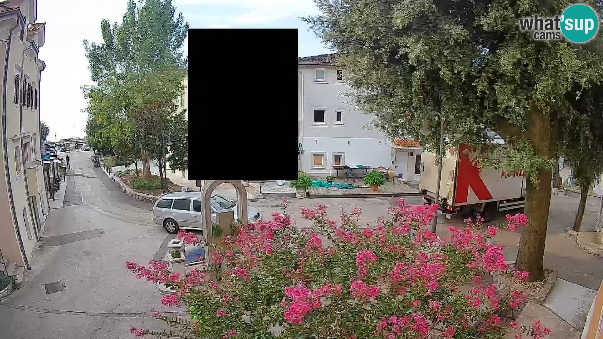 Webcam Mošćenička Draga Center – Live View of the Town Center