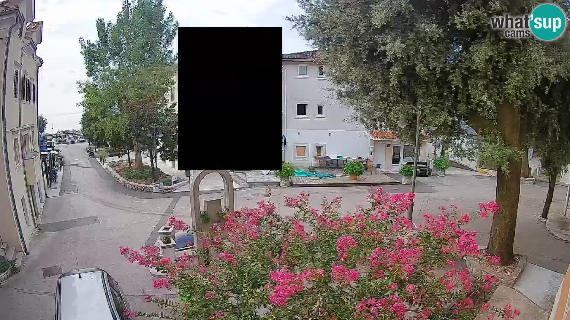 Webcam Mošćenička Draga Center – Live View of the Town Center