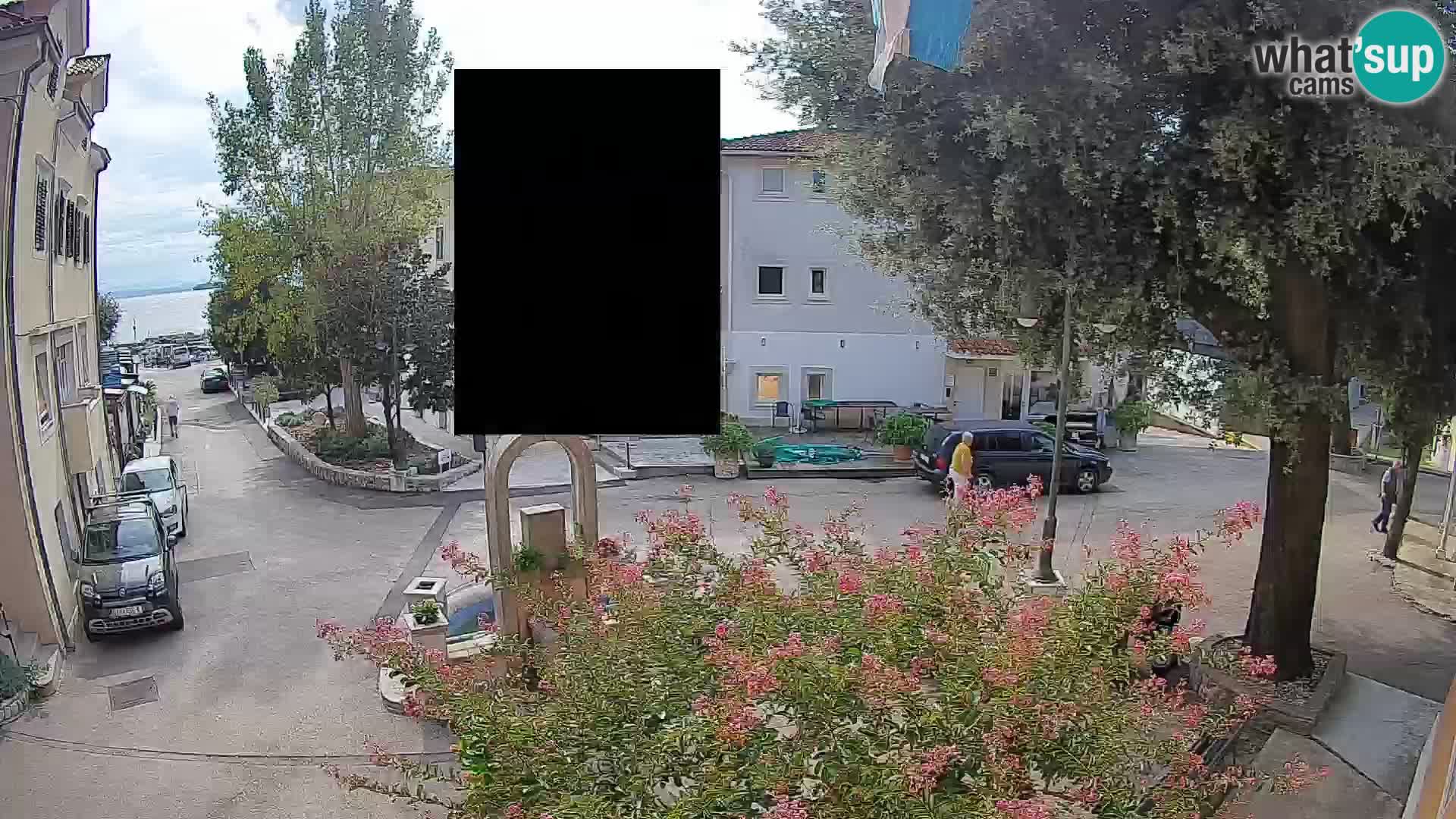 Webcam Centro Draga di Moschiena – Vista live sul centro