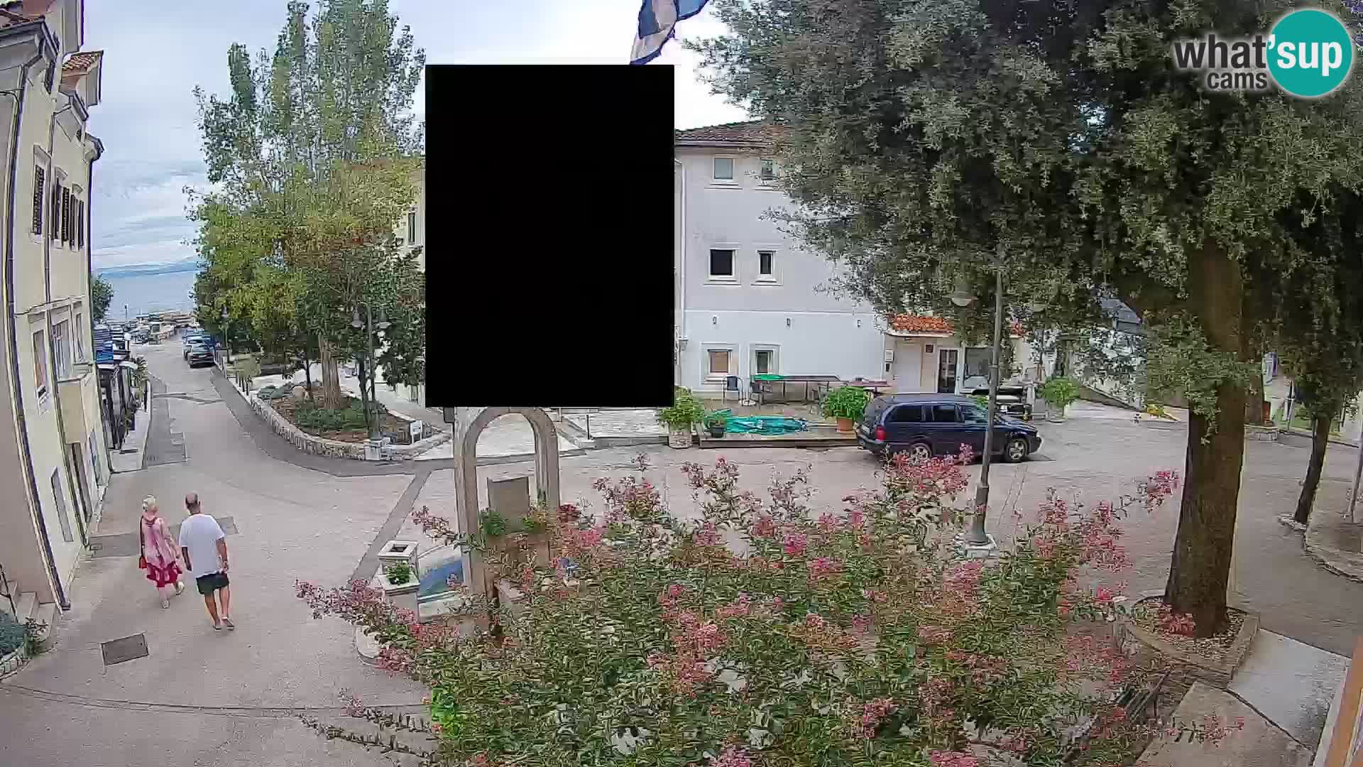 Webcam Centro Draga di Moschiena – Vista live sul centro