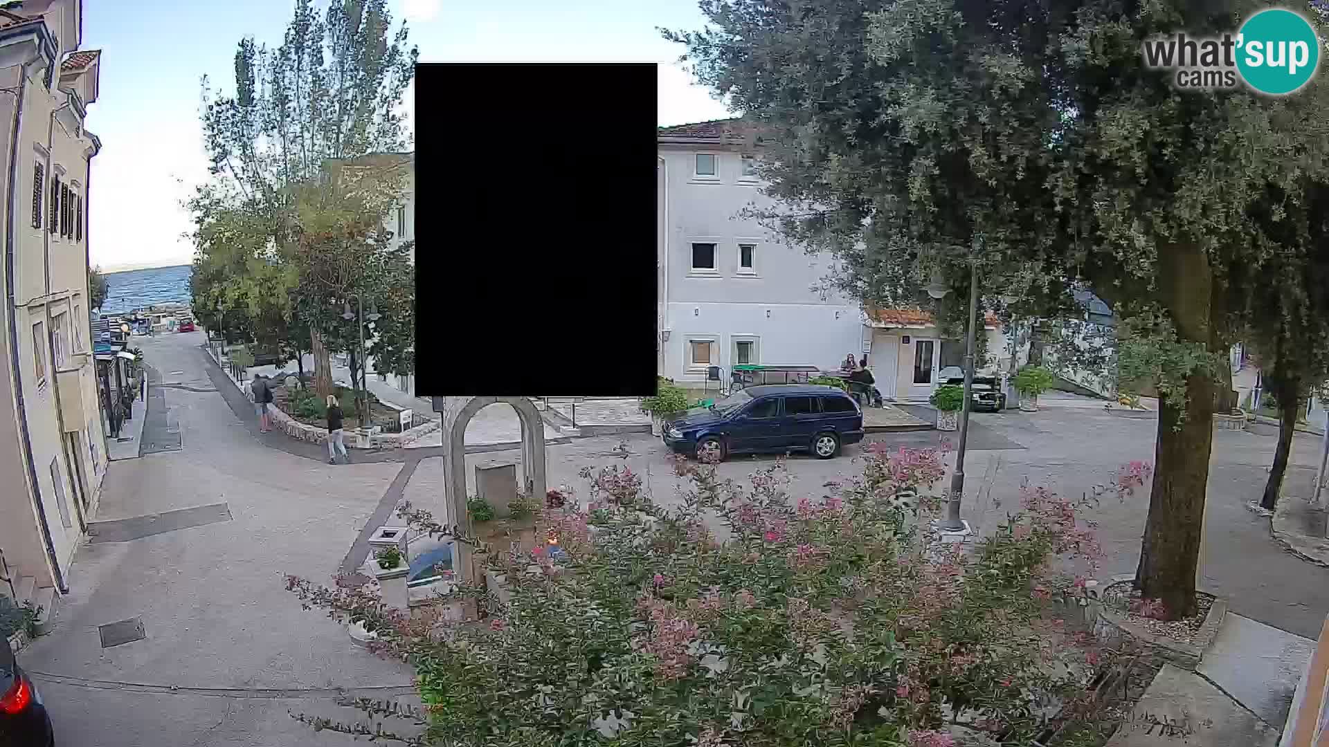 Webcam Mošćenička Draga Center – Live View of the Town Center