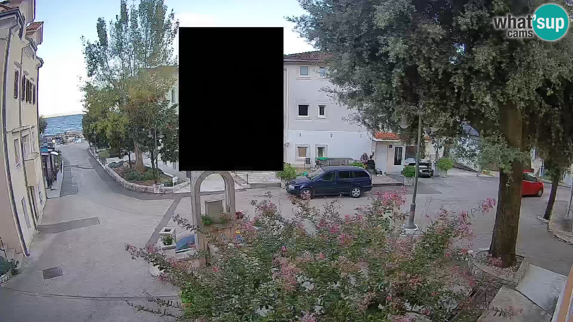 Webcam Centro Draga di Moschiena – Vista live sul centro