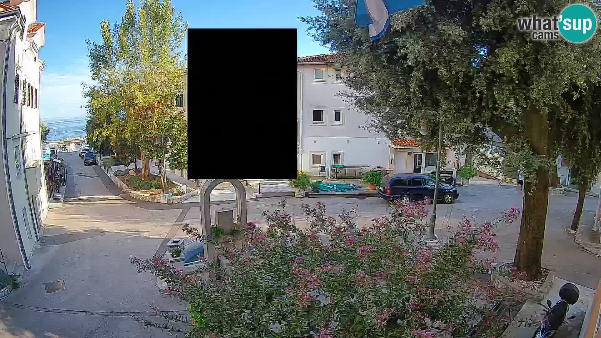 Webcam Mošćenička Draga Center – Live View of the Town Center
