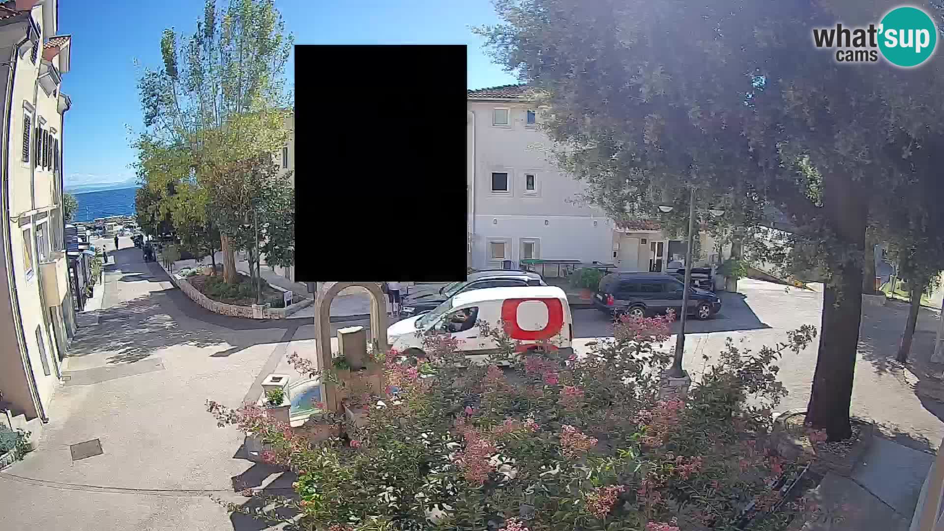 Webcam Mošćenička Draga Zentrum – Liveblick auf das Ortszentrum