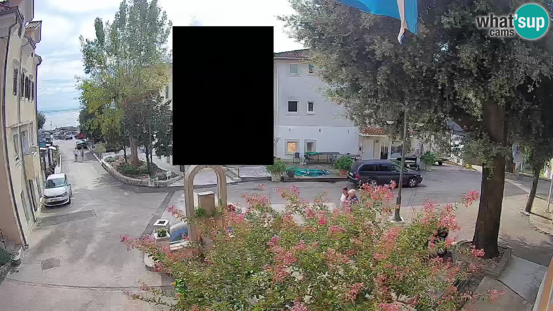 Webcam centre de Mošćenička Draga – Vue en direct du centre-ville