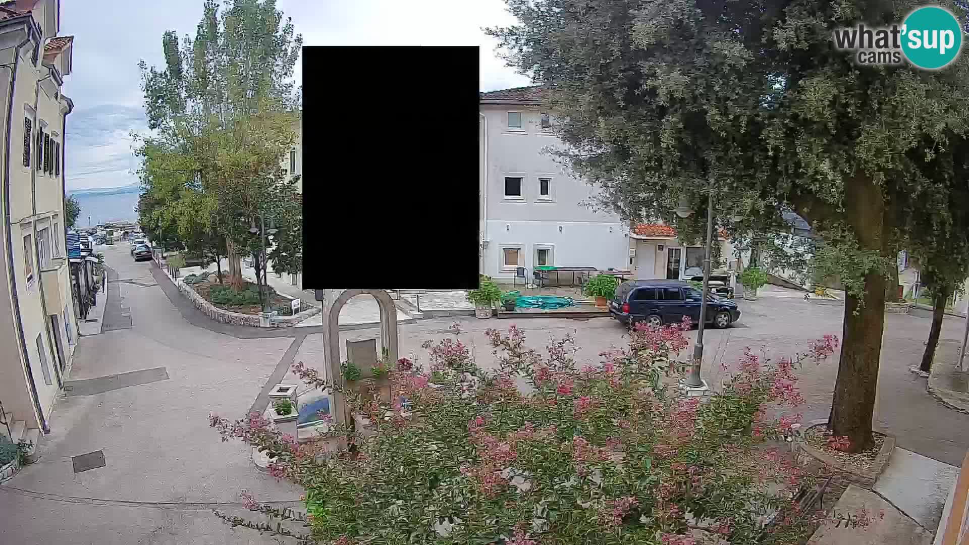 Webcam centre de Mošćenička Draga – Vue en direct du centre-ville