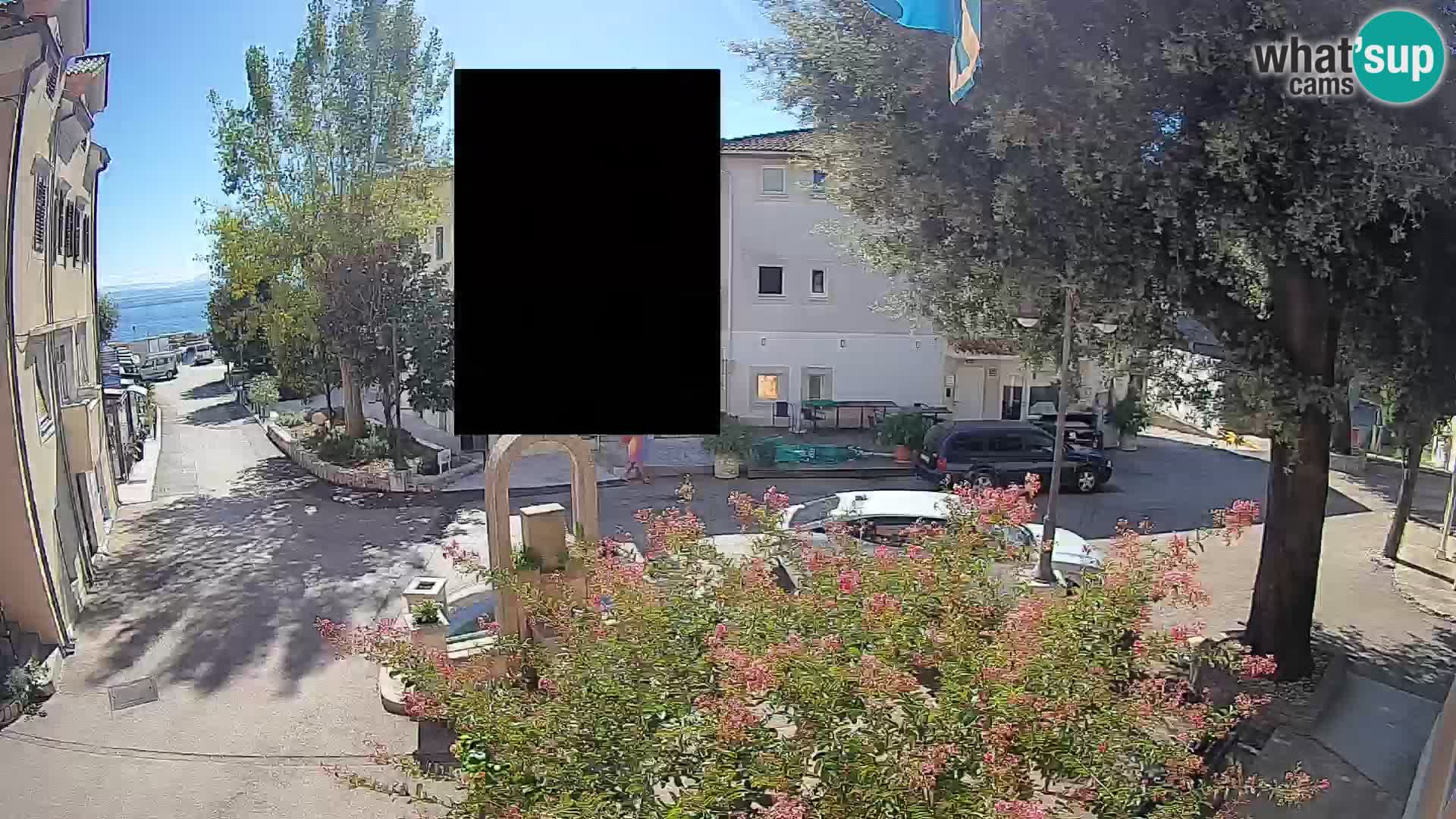 Webcam Mošćenička Draga Center – Live View of the Town Center