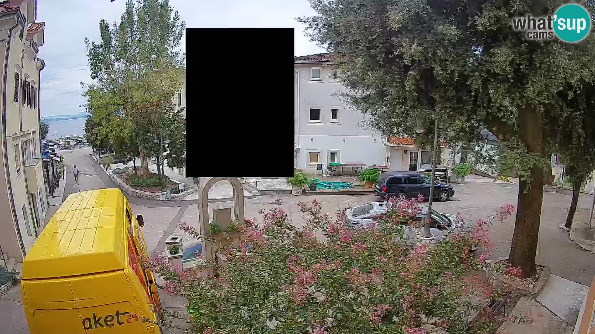 Webcam Mošćenička Draga Zentrum – Liveblick auf das Ortszentrum