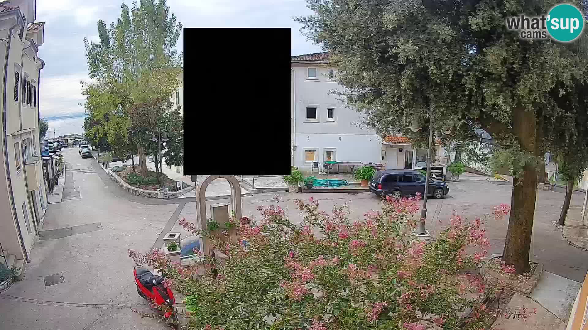 Webcam Centre de Mošćenička Draga – Vue en direct du centre-ville