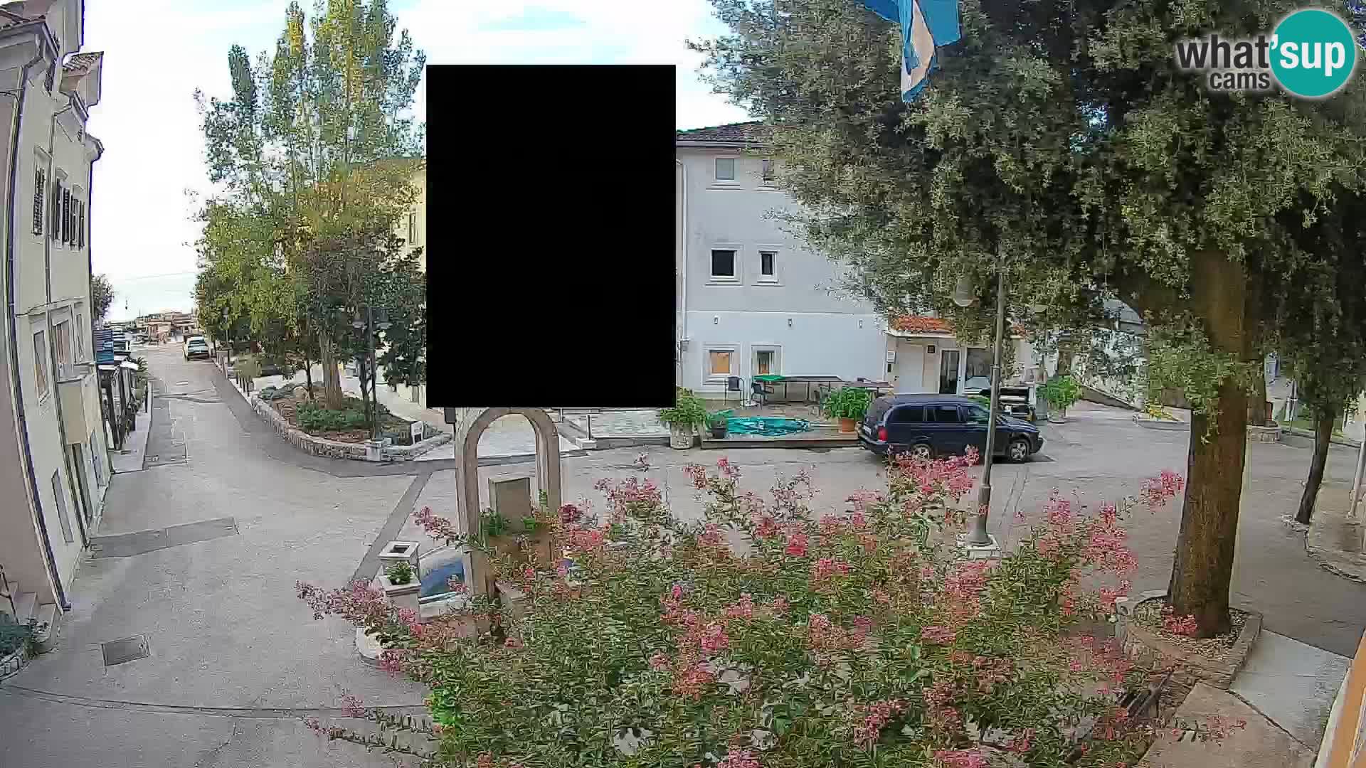 Webcam Mošćenička Draga Center – Live View of the Town Center