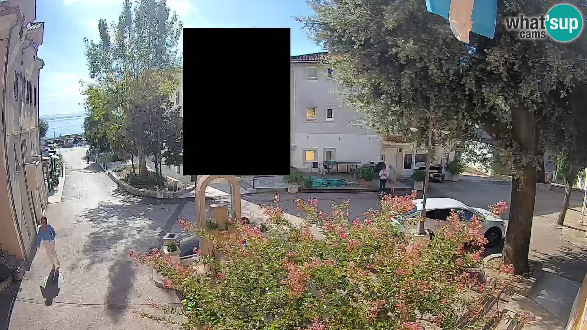 Webcam Centre de Mošćenička Draga – Vue en direct du centre-ville
