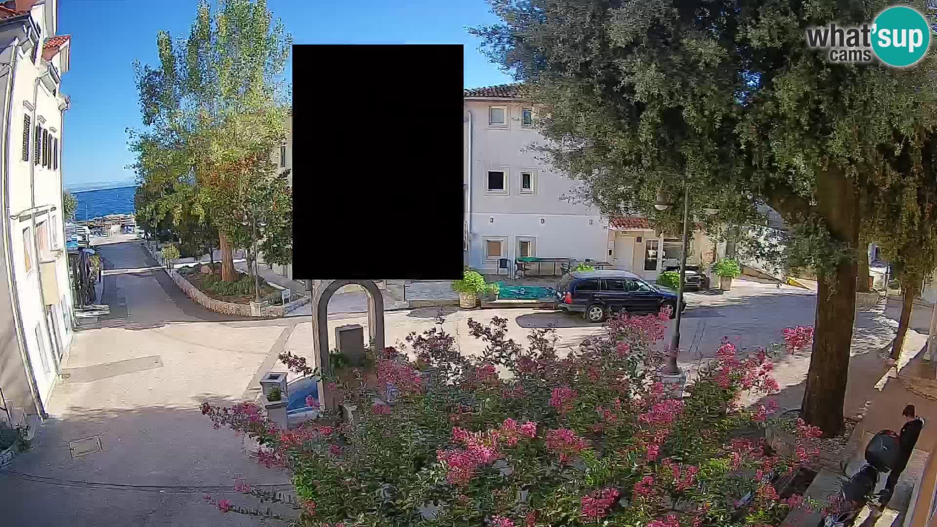 Webcam Mošćenička Draga Center – Live View of the Town Center