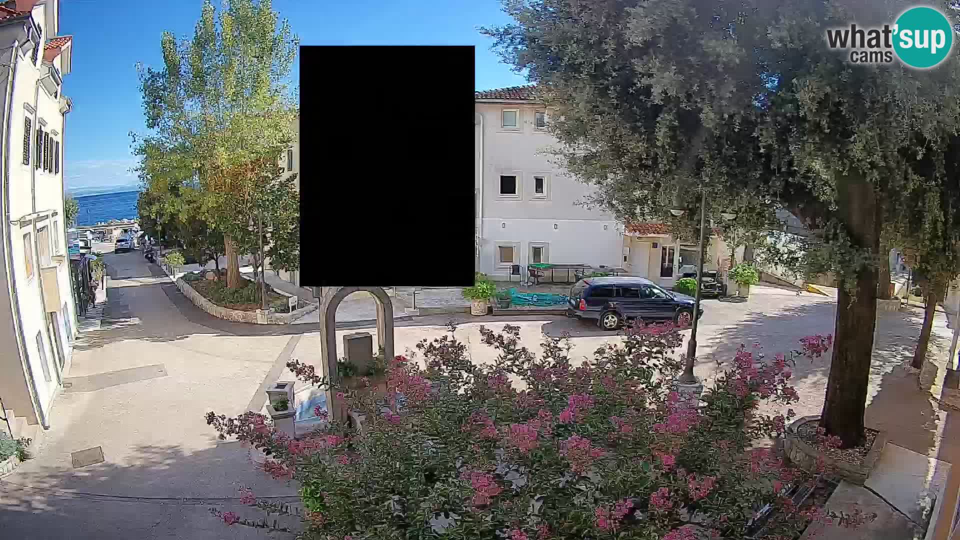 Webcam Mošćenička Draga Zentrum – Liveblick auf das Ortszentrum
