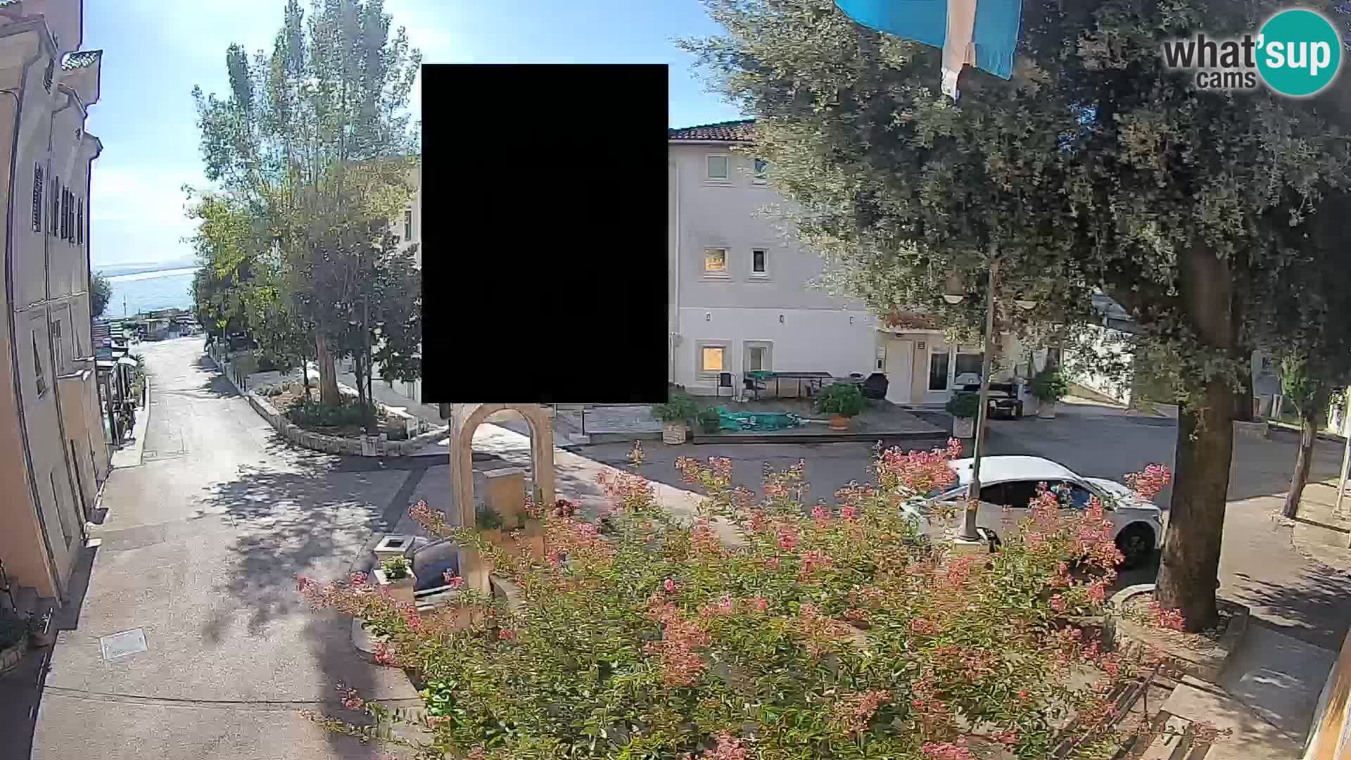 Webcam centre de Mošćenička Draga – Vue en direct du centre-ville