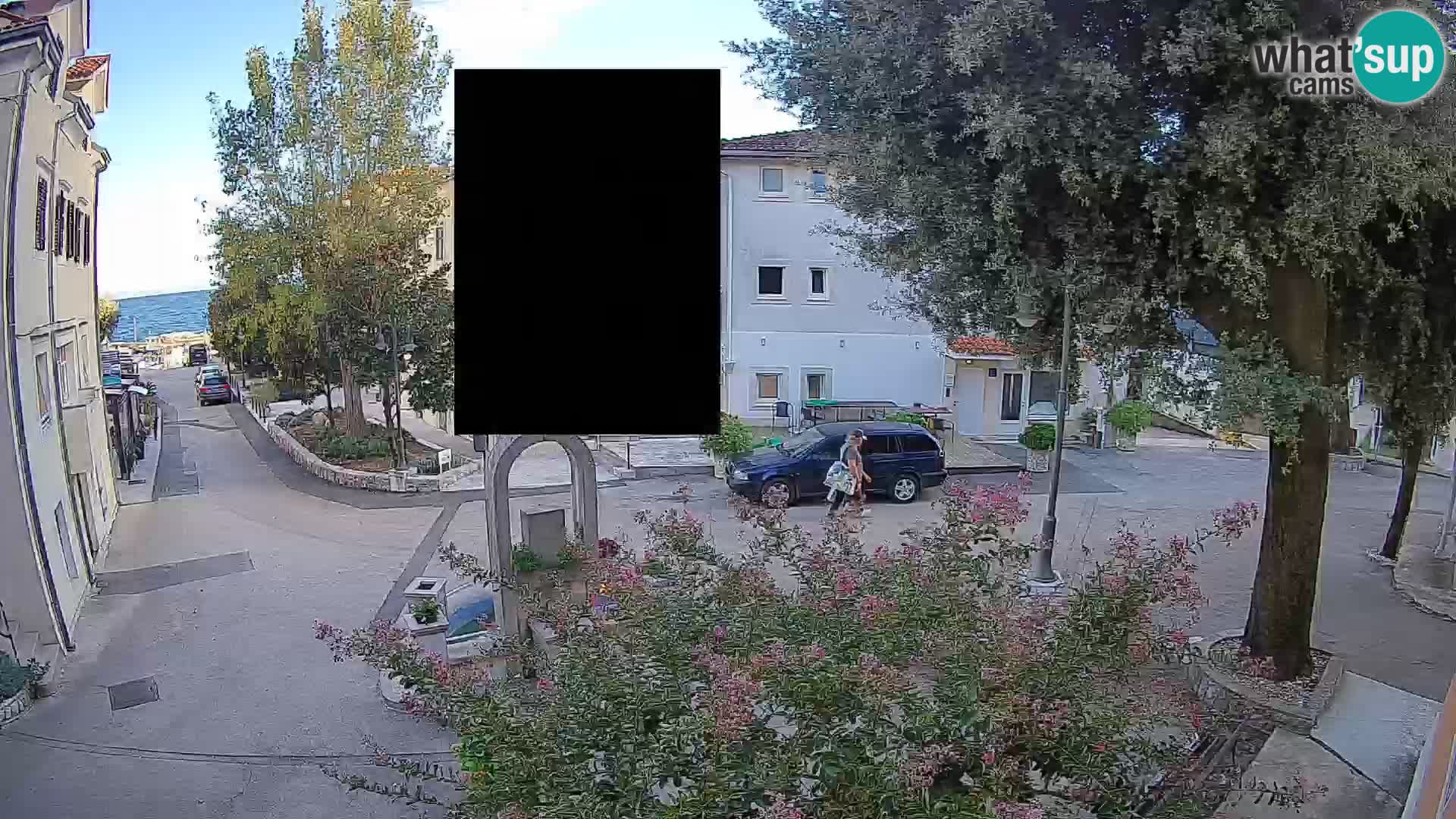 Webcam Centre de Mošćenička Draga – Vue en direct du centre-ville