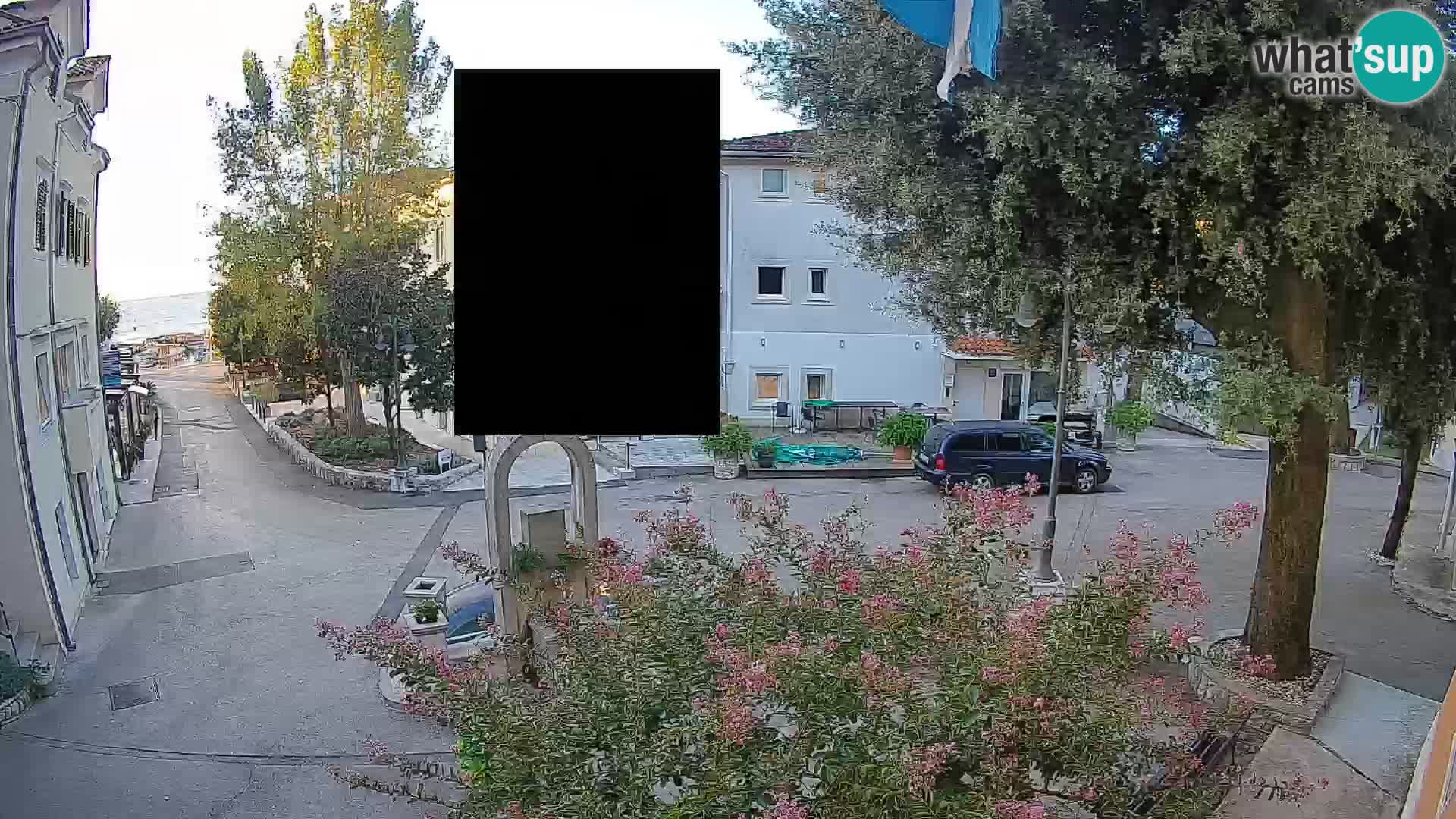 Webcam Mošćenička Draga Center – Live View of the Town Center