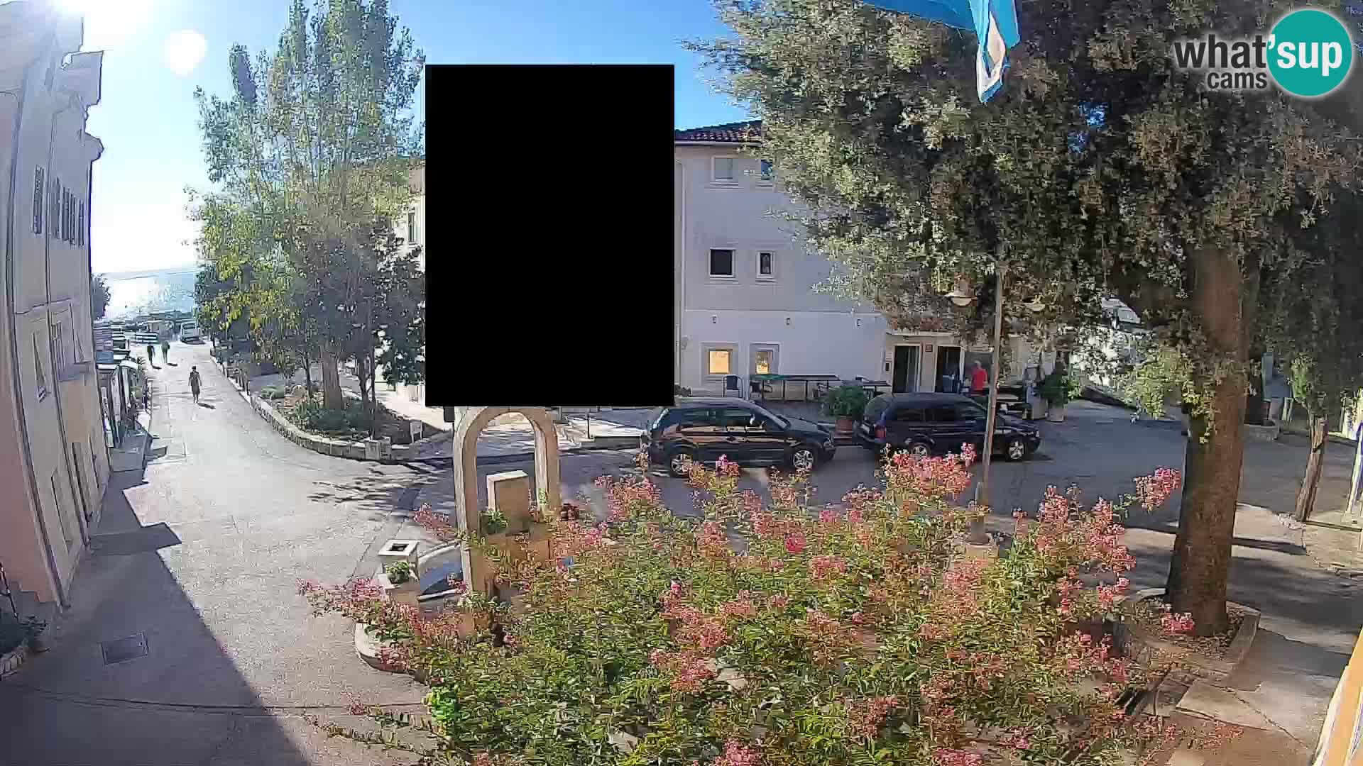 Webcam Centro Draga di Moschiena – Vista live sul centro