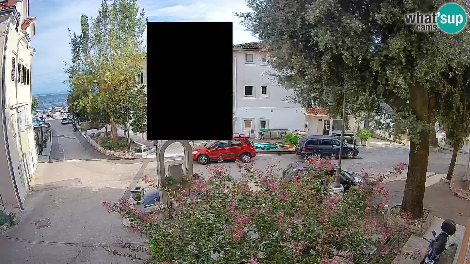 Webcam Centre de Mošćenička Draga – Vue en direct du centre-ville