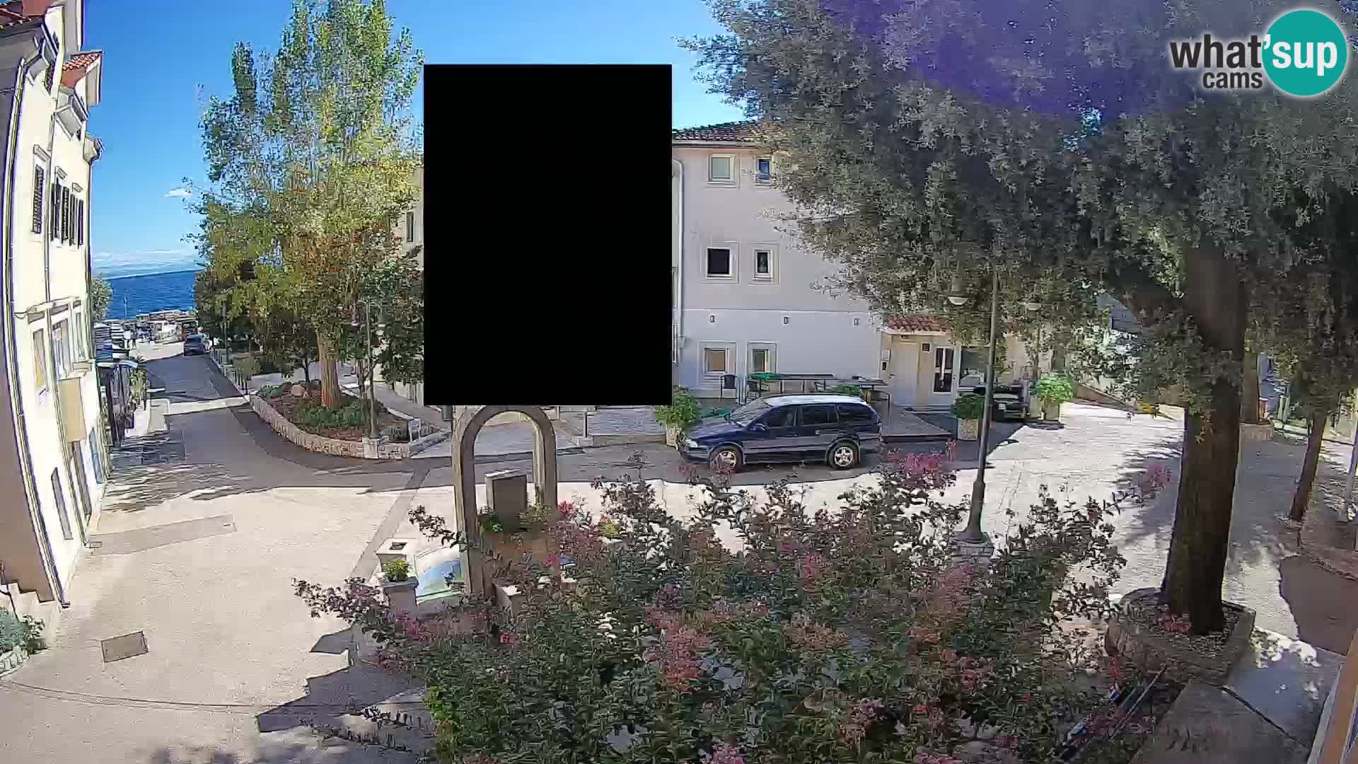 Webcam Centro Draga di Moschiena – Vista live sul centro