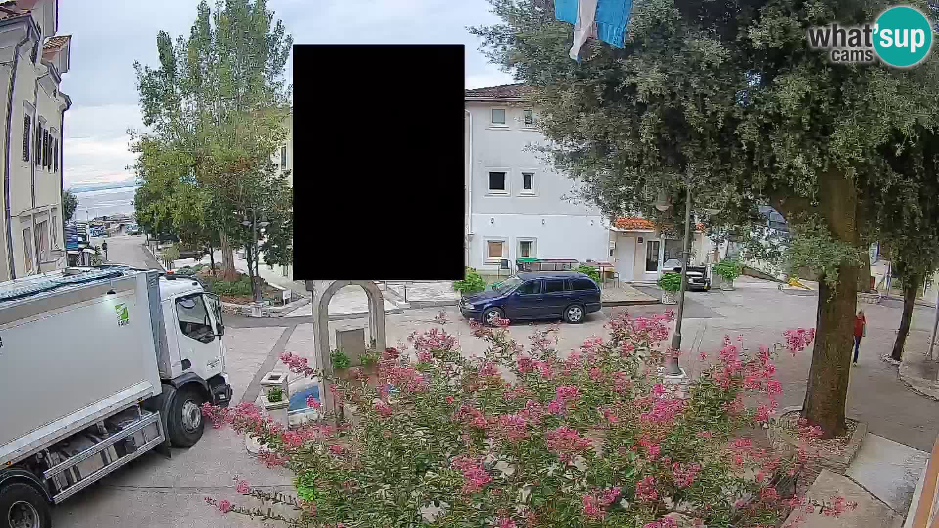 Webcam centre de Mošćenička Draga – Vue en direct du centre-ville