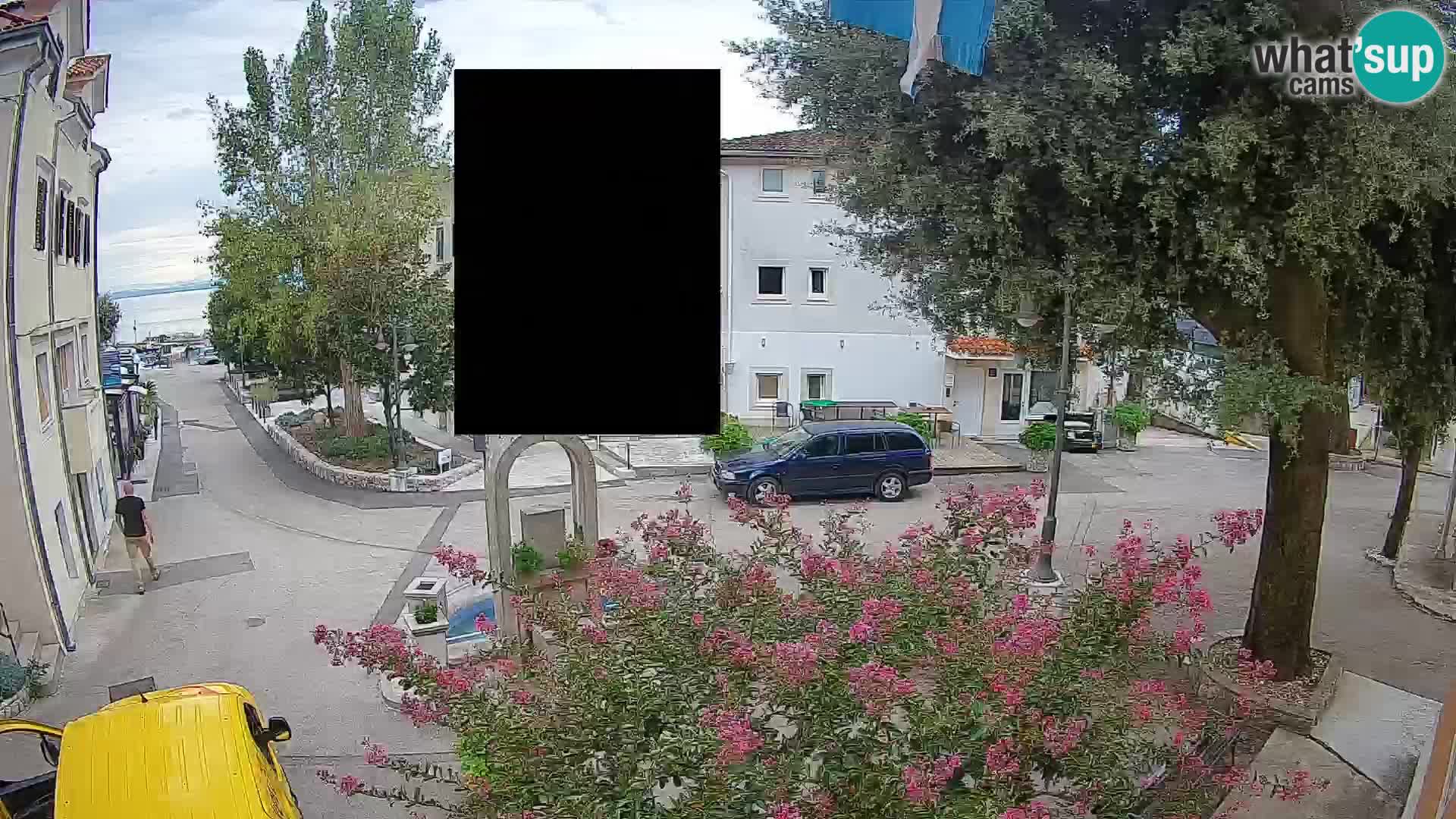 Webcam centre de Mošćenička Draga – Vue en direct du centre-ville