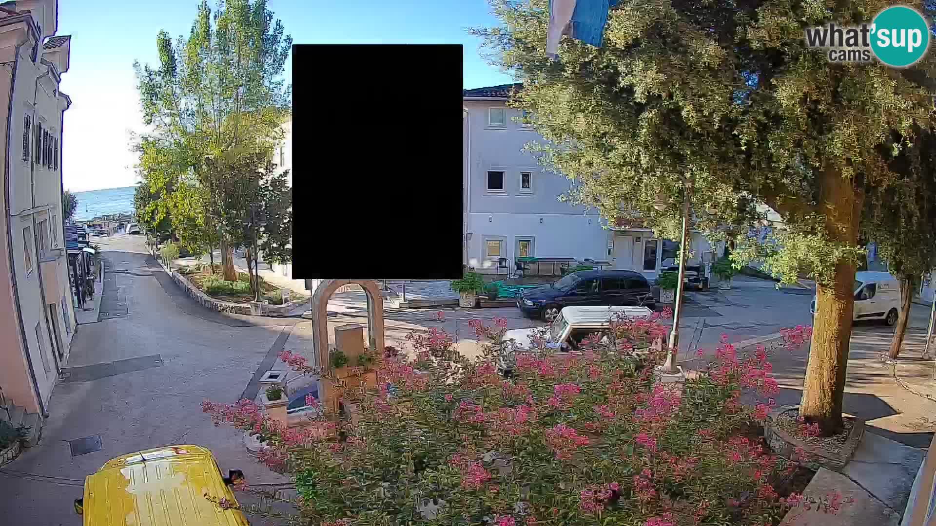 Webcam Mošćenička Draga Zentrum – Liveblick auf das Ortszentrum