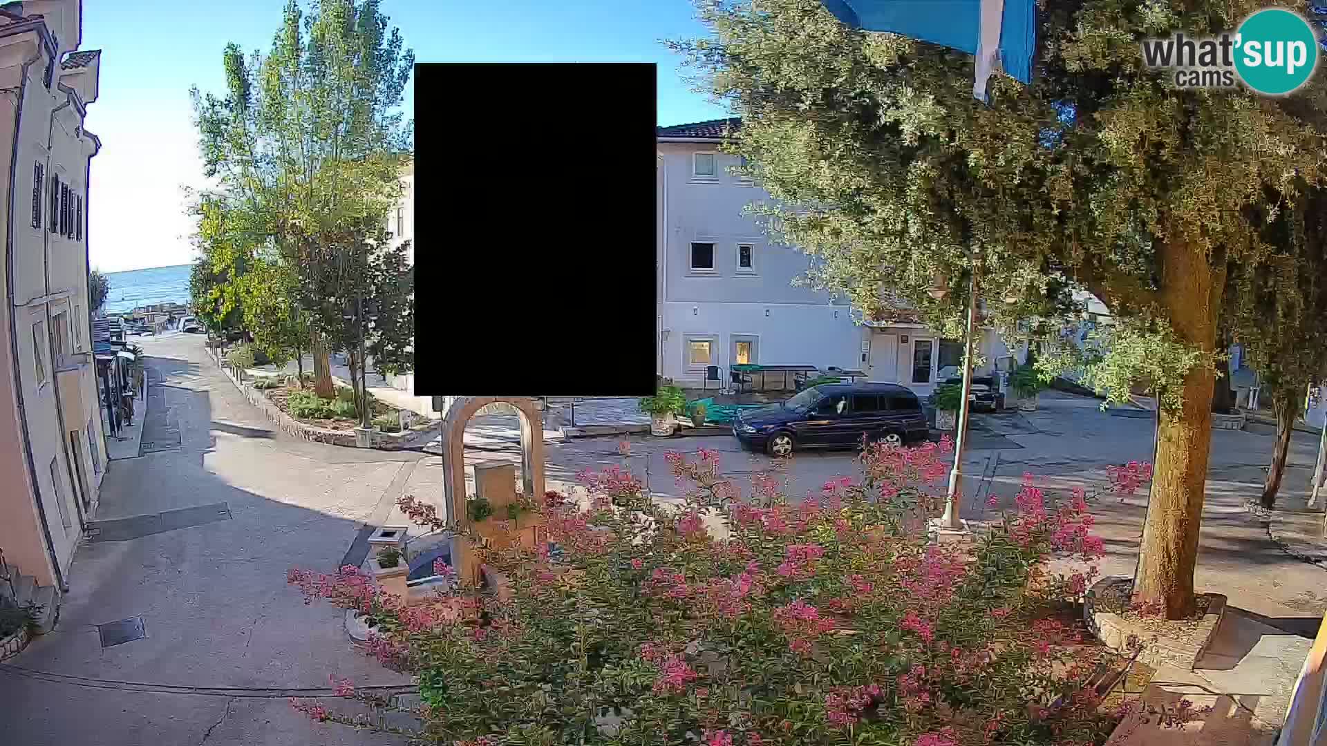 Webcam Mošćenička Draga Zentrum – Liveblick auf das Ortszentrum