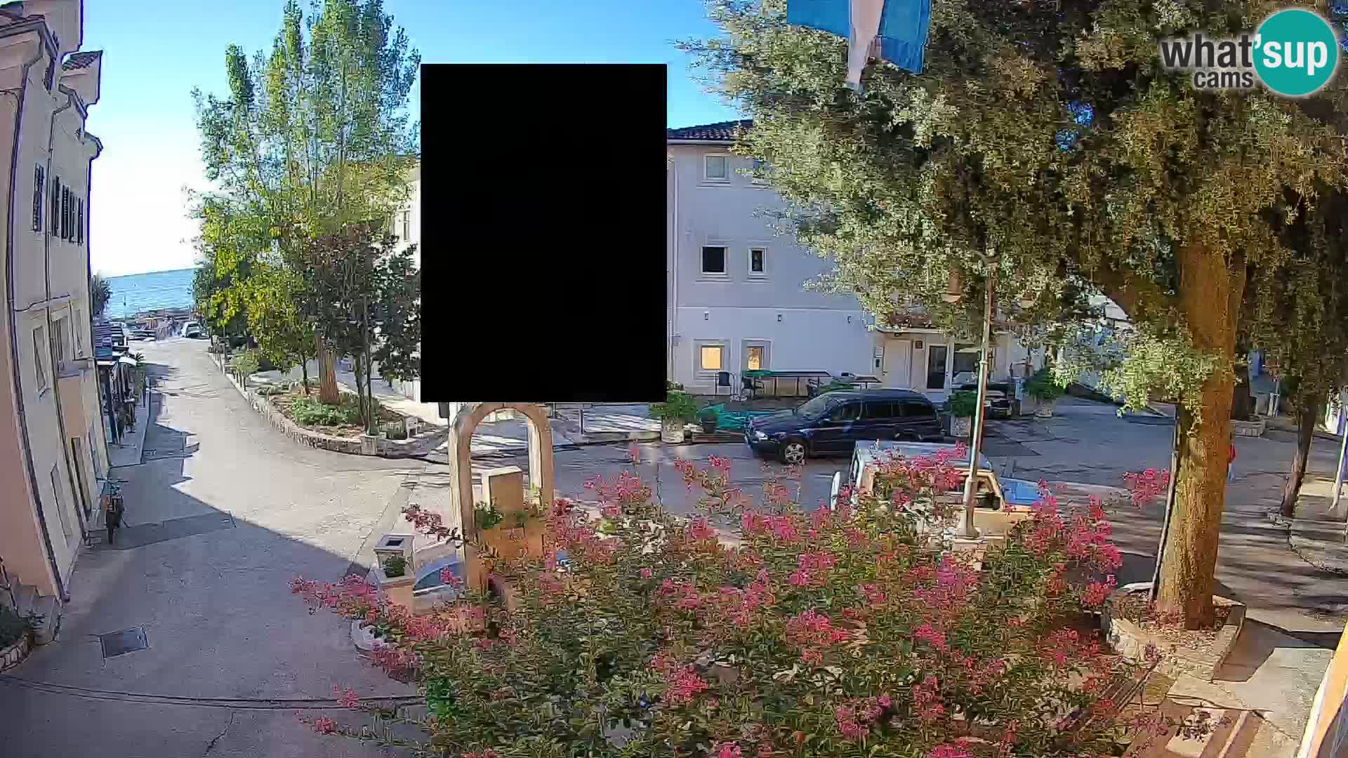 Webcam Mošćenička Draga Zentrum – Liveblick auf das Ortszentrum