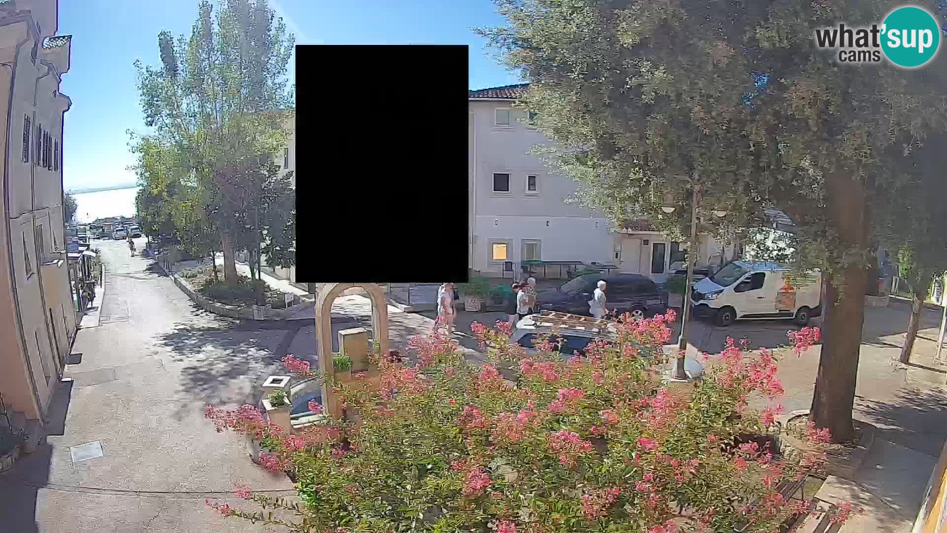 Webcam Mošćenička Draga Center – Live View of the Town Center