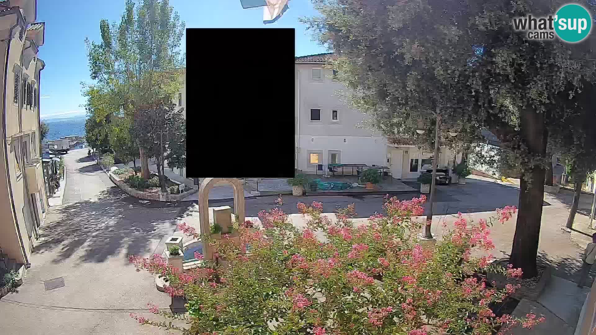 Webcam Mošćenička Draga Zentrum – Liveblick auf das Ortszentrum