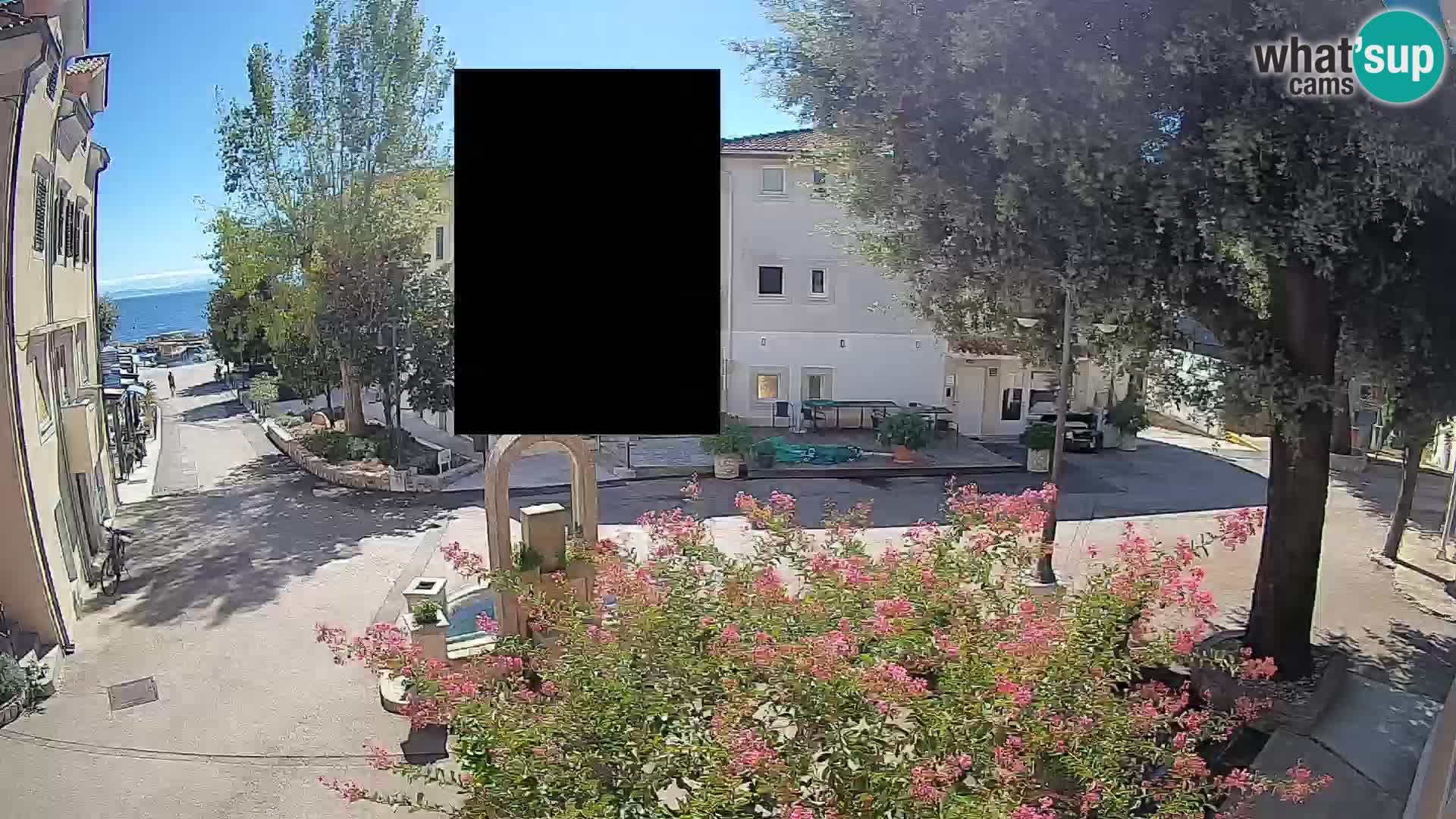 Webcam Centre de Mošćenička Draga – Vue en direct du centre-ville