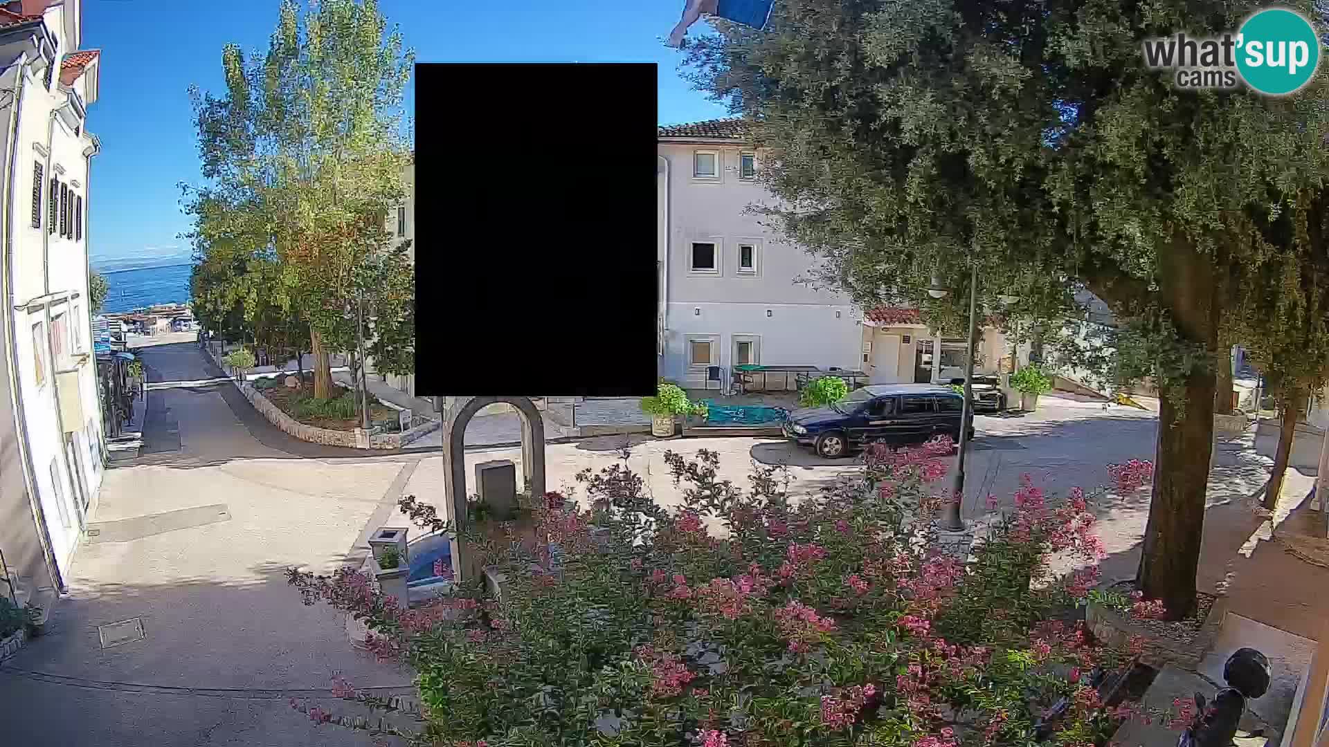 Webcam Centro Draga di Moschiena – Vista live sul centro