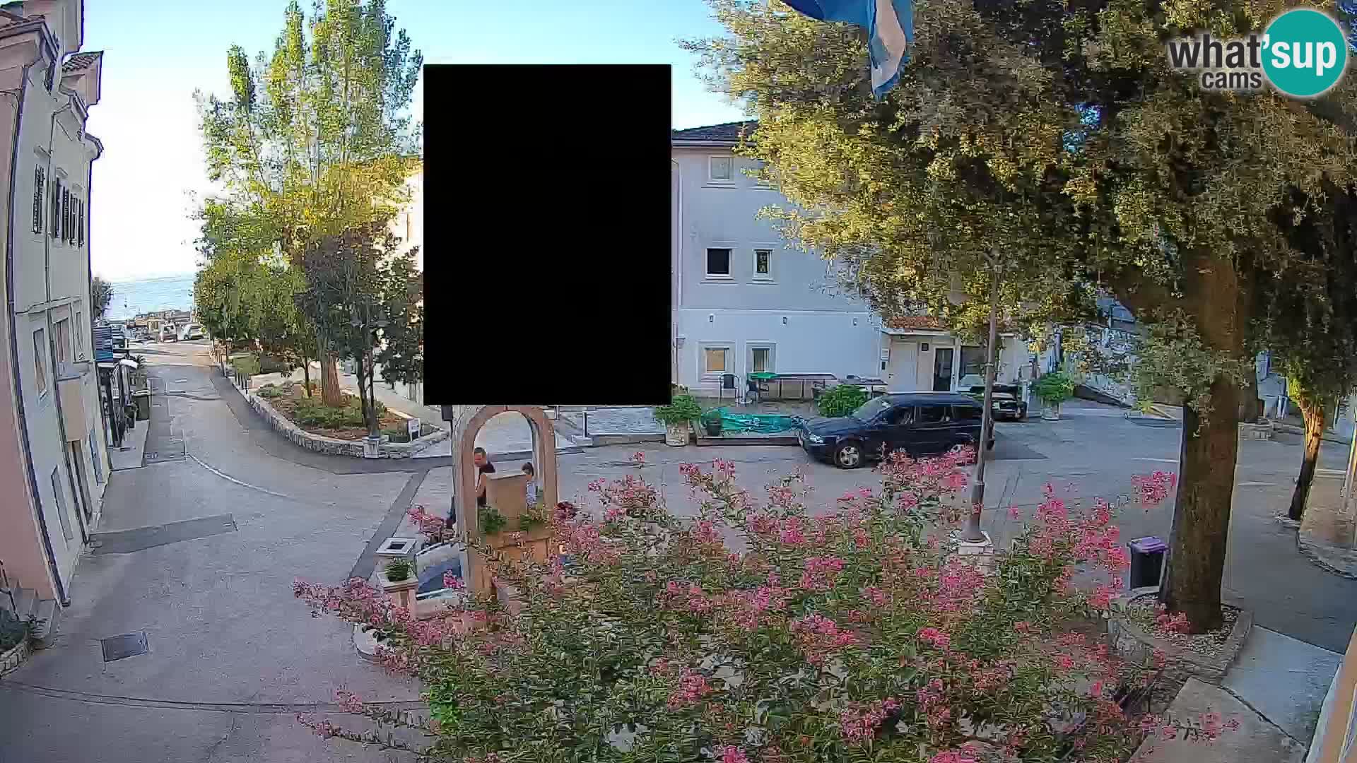 Webcam Mošćenička Draga Zentrum – Liveblick auf das Ortszentrum