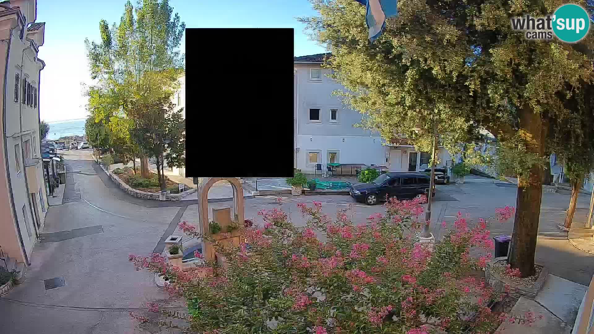 Webcam centre de Mošćenička Draga – Vue en direct du centre-ville
