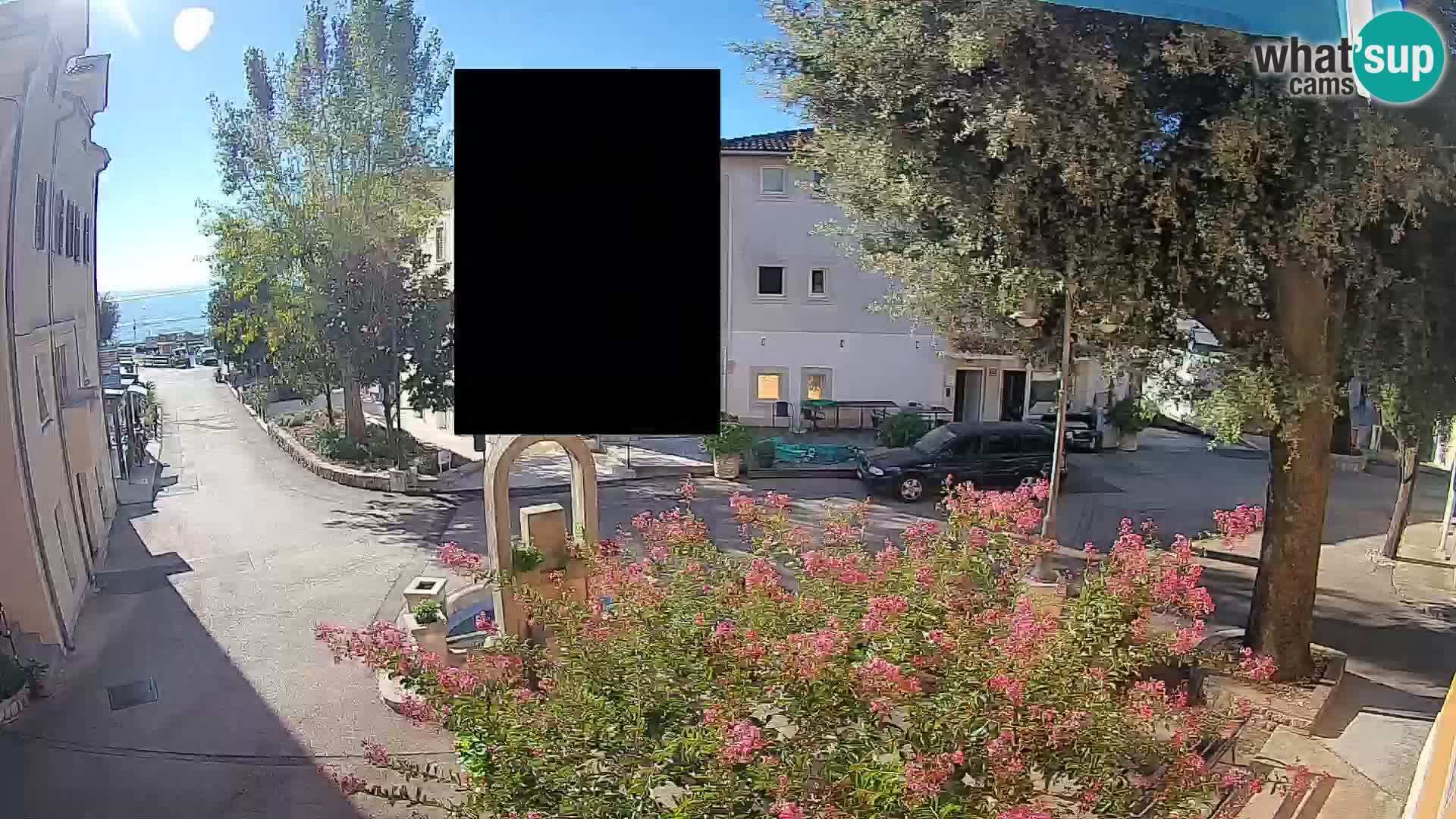 Webcam Mošćenička Draga Center – Live View of the Town Center