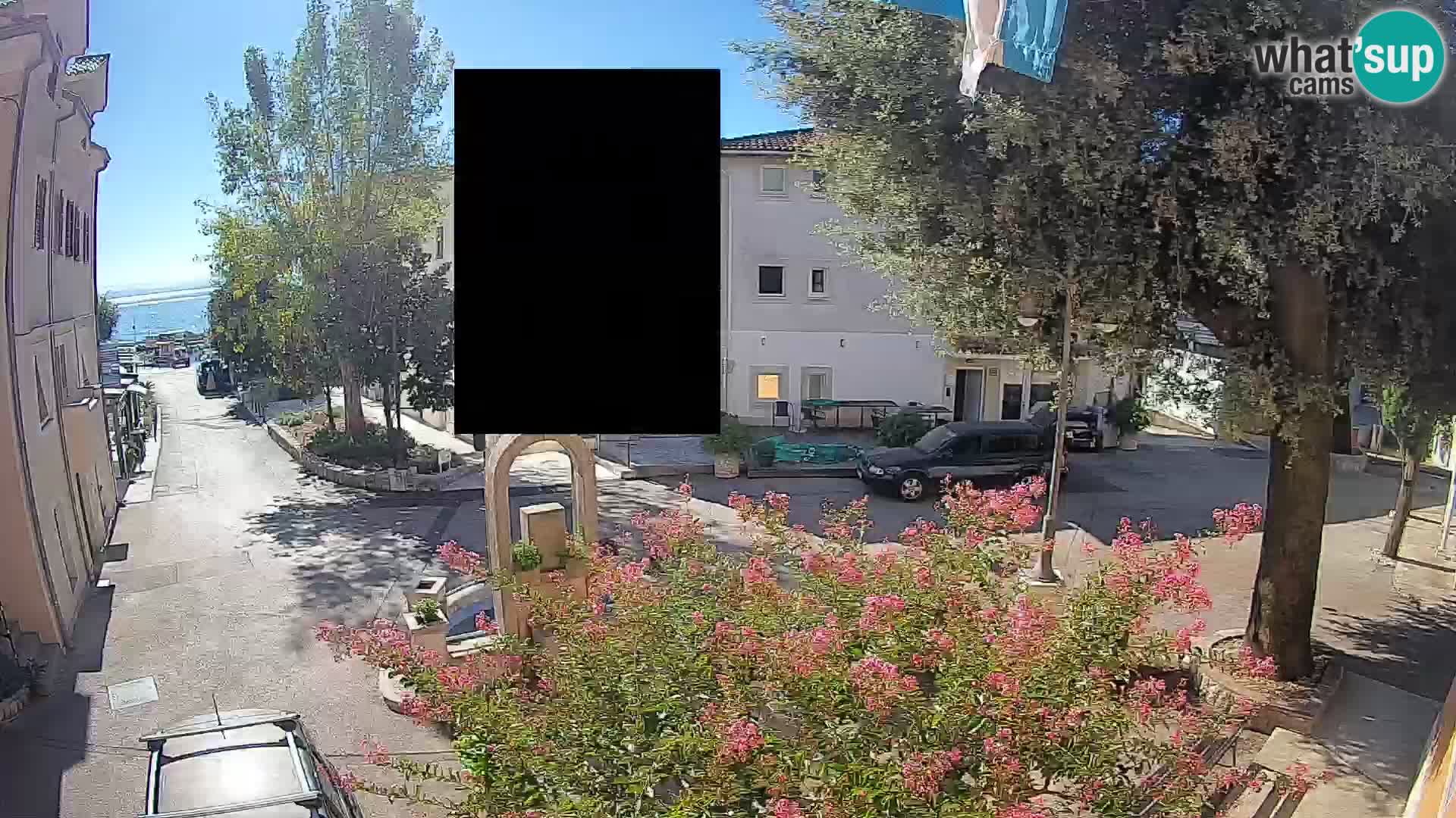 Webcam Mošćenička Draga Center – Live View of the Town Center
