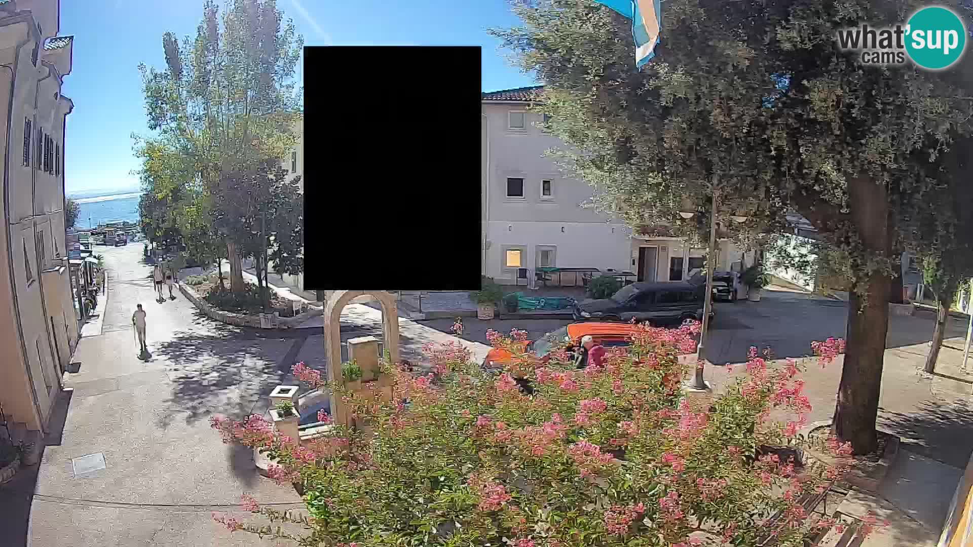 Webcam Mošćenička Draga Center – Live View of the Town Center